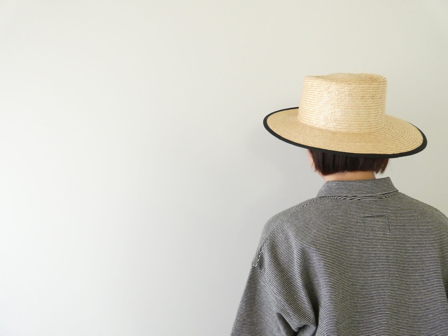 Hands of creation(ハンズオブクリエイション) ラフィスウェーデンカノコ盲縞ポロ衿カーディガンの商品画像6