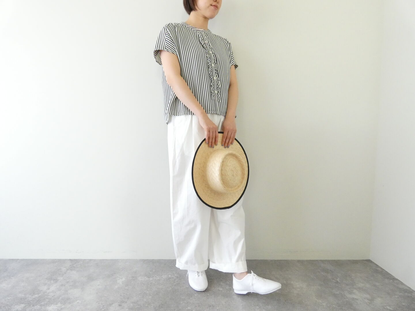 PONT DE CHALONS(ポンデシャロン) サッカーフリルブラウスの商品画像2