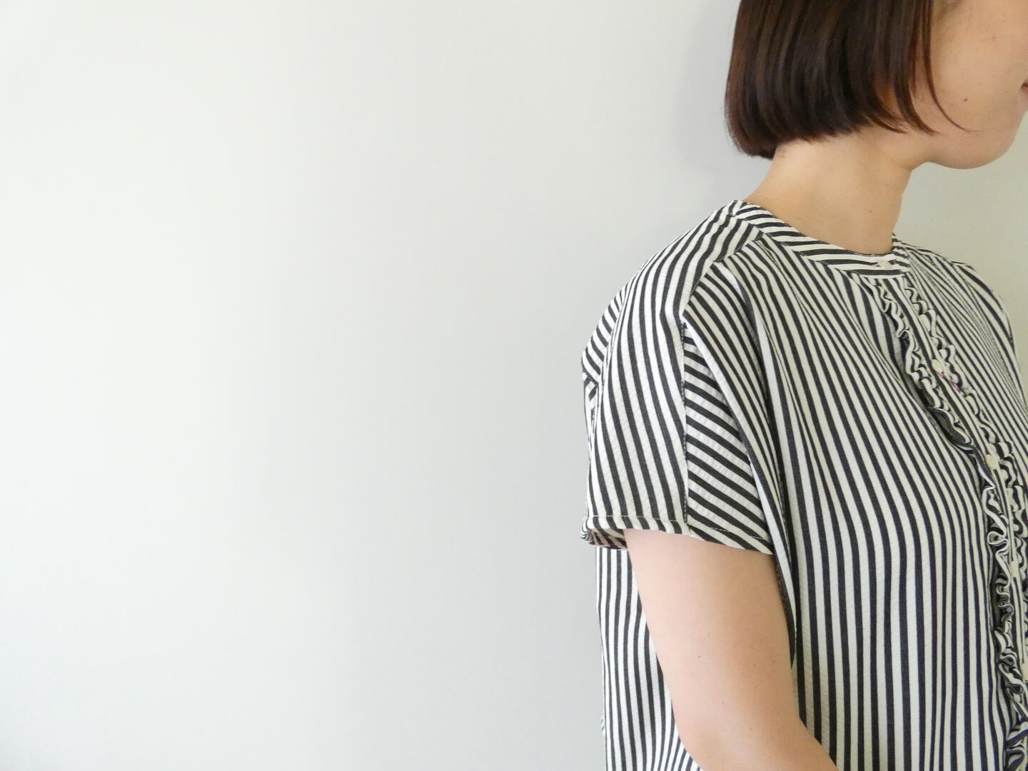 PONT DE CHALONS(ポンデシャロン) サッカーフリルブラウスの商品画像4