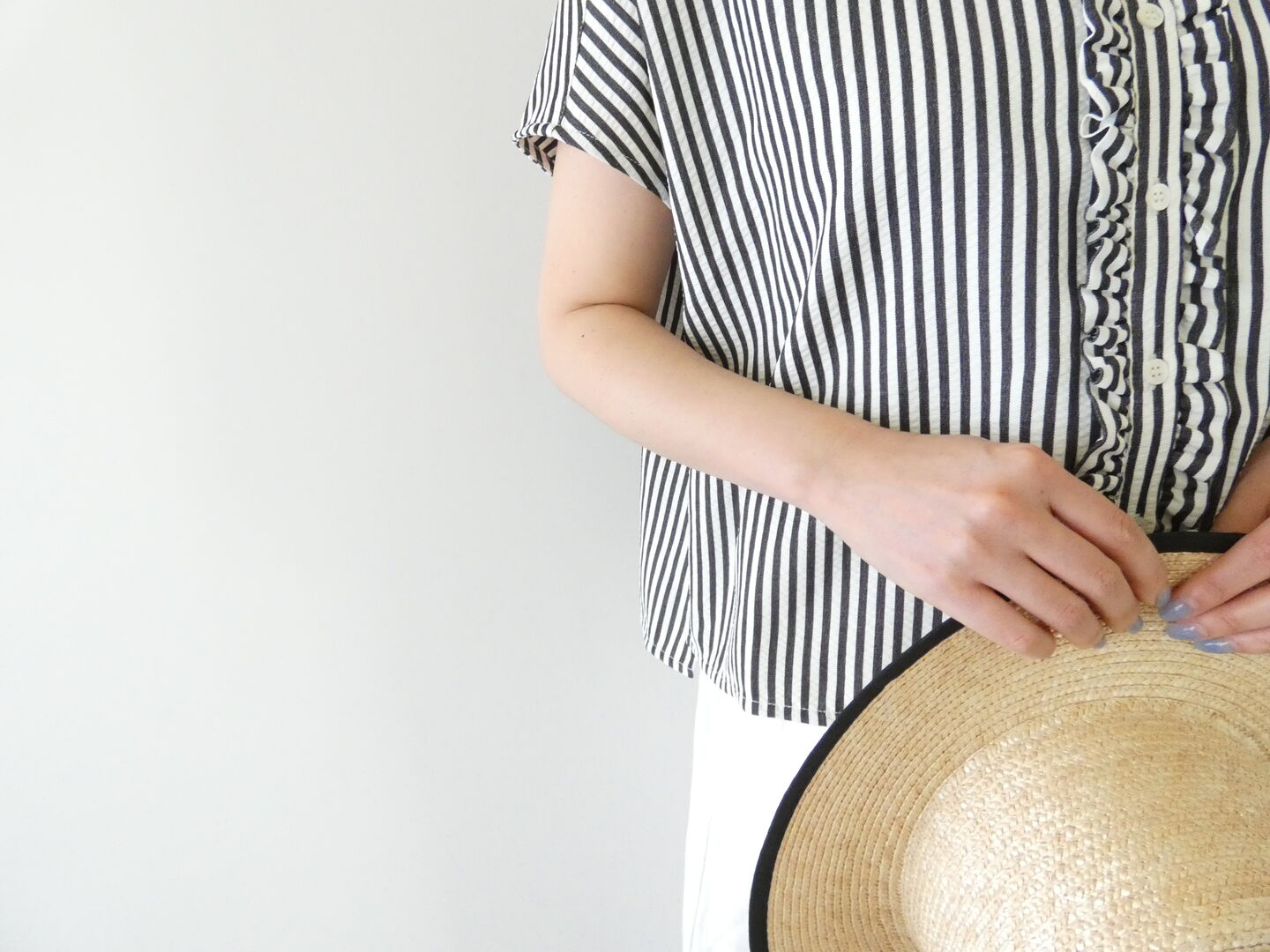 PONT DE CHALONS(ポンデシャロン) サッカーフリルブラウスの商品画像5