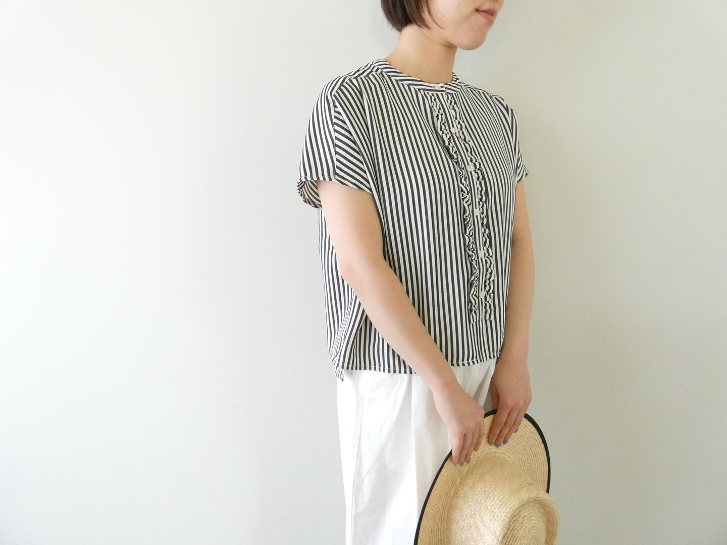 PONT DE CHALONS(ポンデシャロン) サッカーフリルブラウスの商品画像9