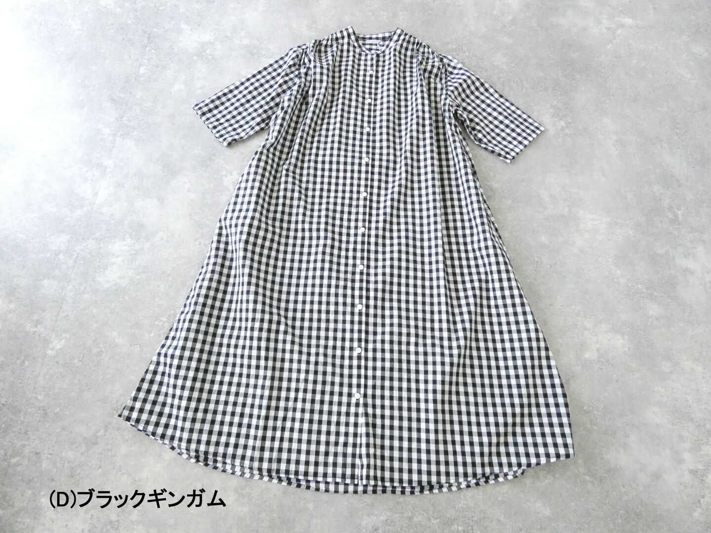 ichi(イチ) ブロードギンガムワンピースの商品画像11