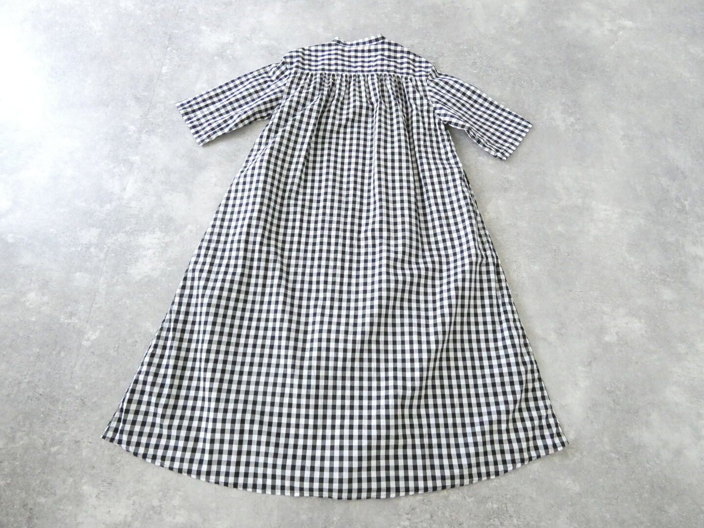 ichi(イチ) ブロードギンガムワンピースの商品画像12