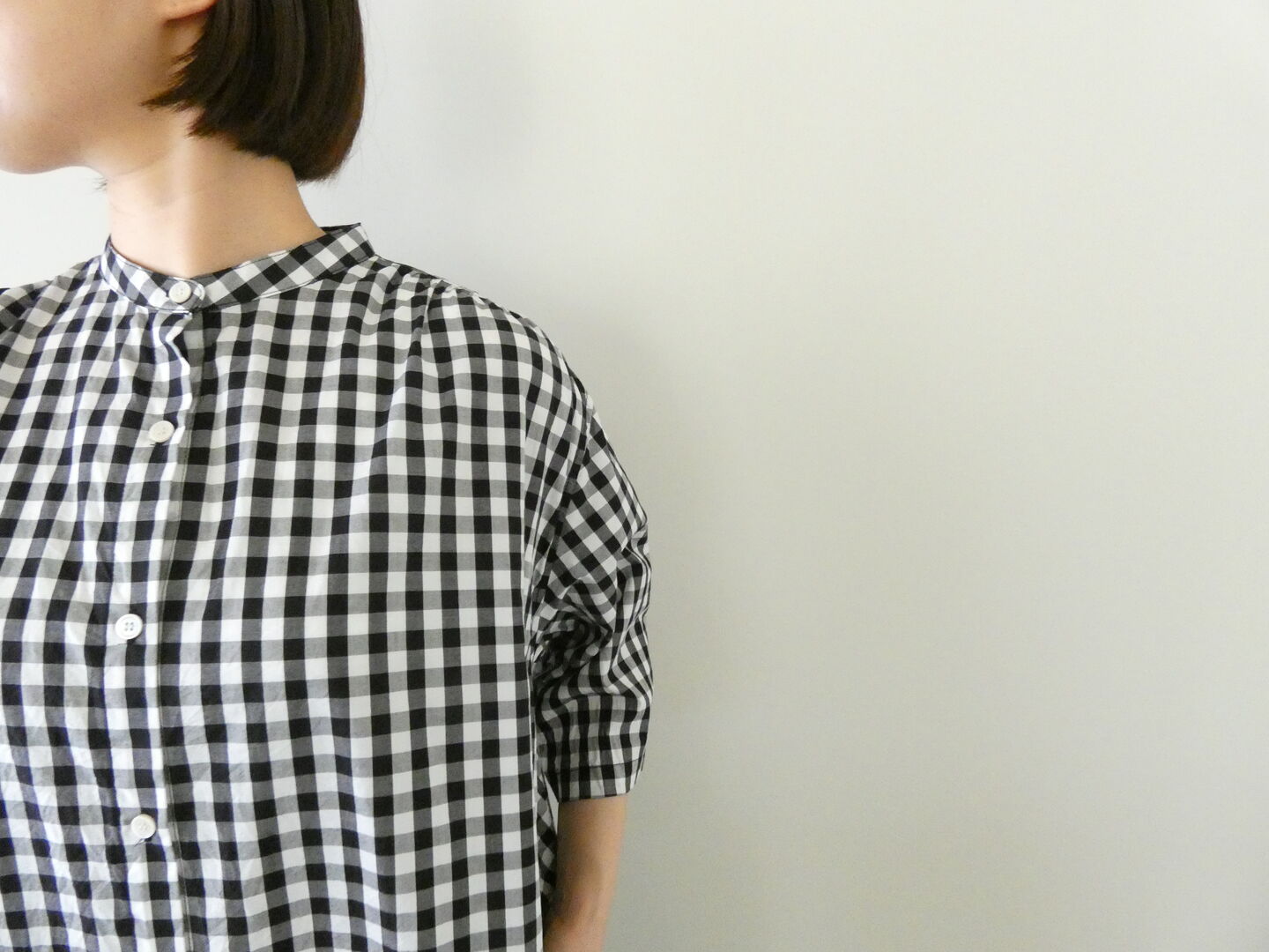 ichi(イチ) ブロードギンガムワンピースの商品画像16