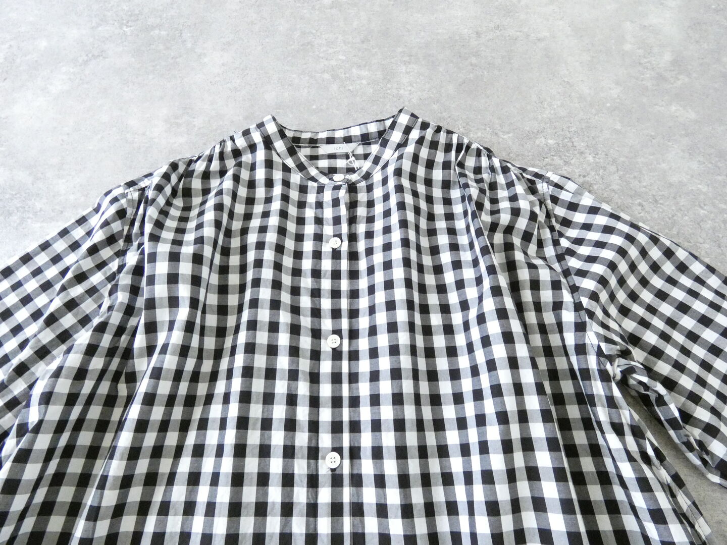 ichi(イチ) ブロードギンガムワンピースの商品画像18