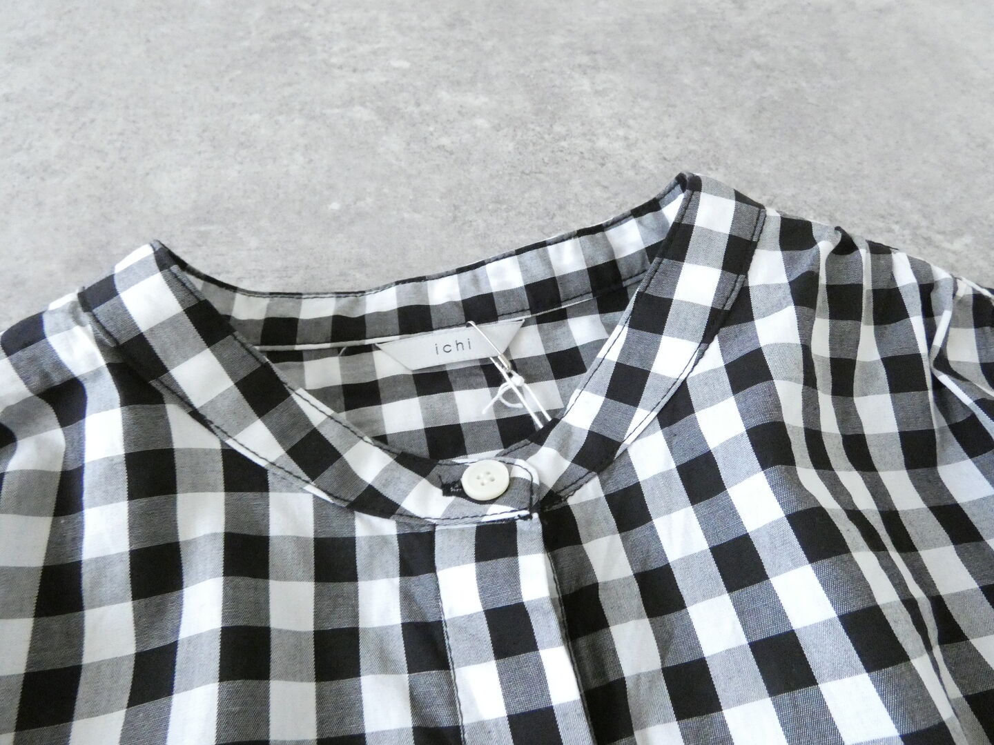 ichi(イチ) ブロードギンガムワンピースの商品画像19