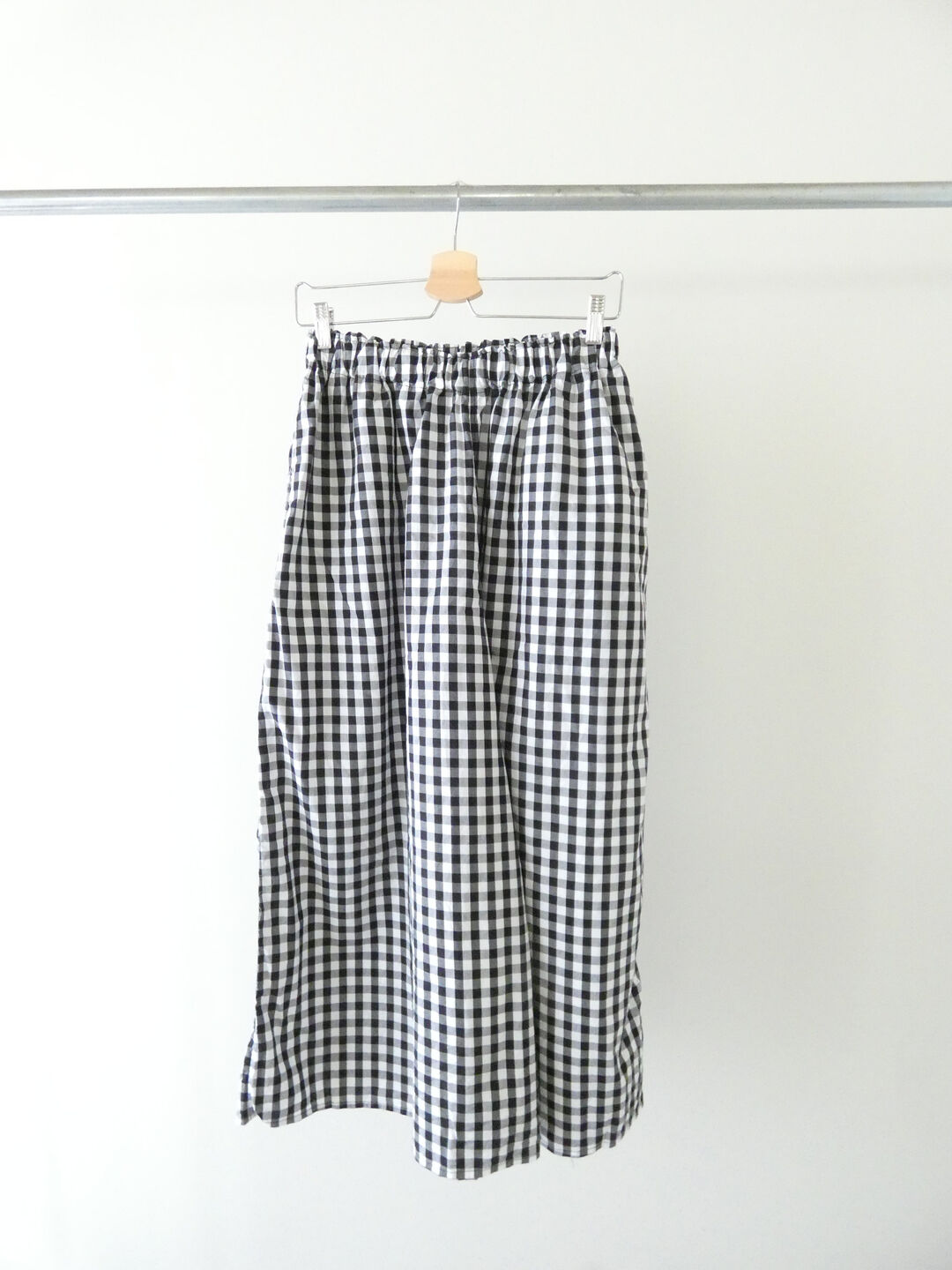 ichi(イチ) ギンガムワイドパンツの商品画像11