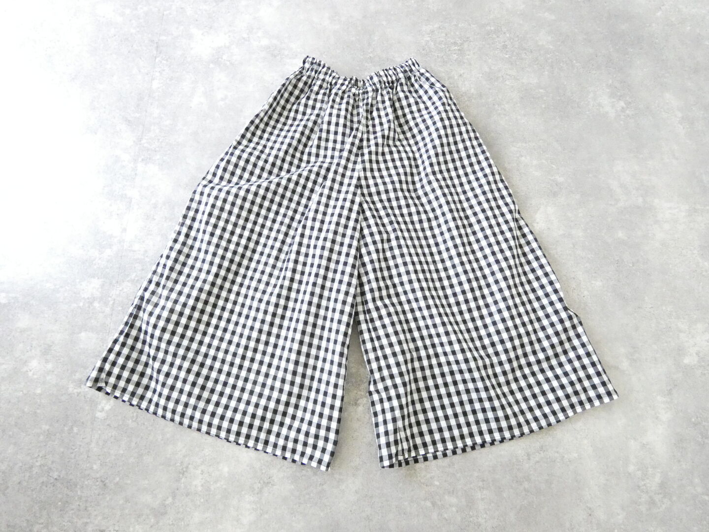 ichi(イチ) ギンガムワイドパンツの商品画像3