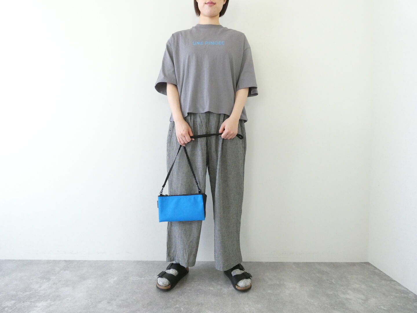 SOUFFLE オーガニックコットン半袖ボックスプリントT　UNE PINCEEの商品画像2