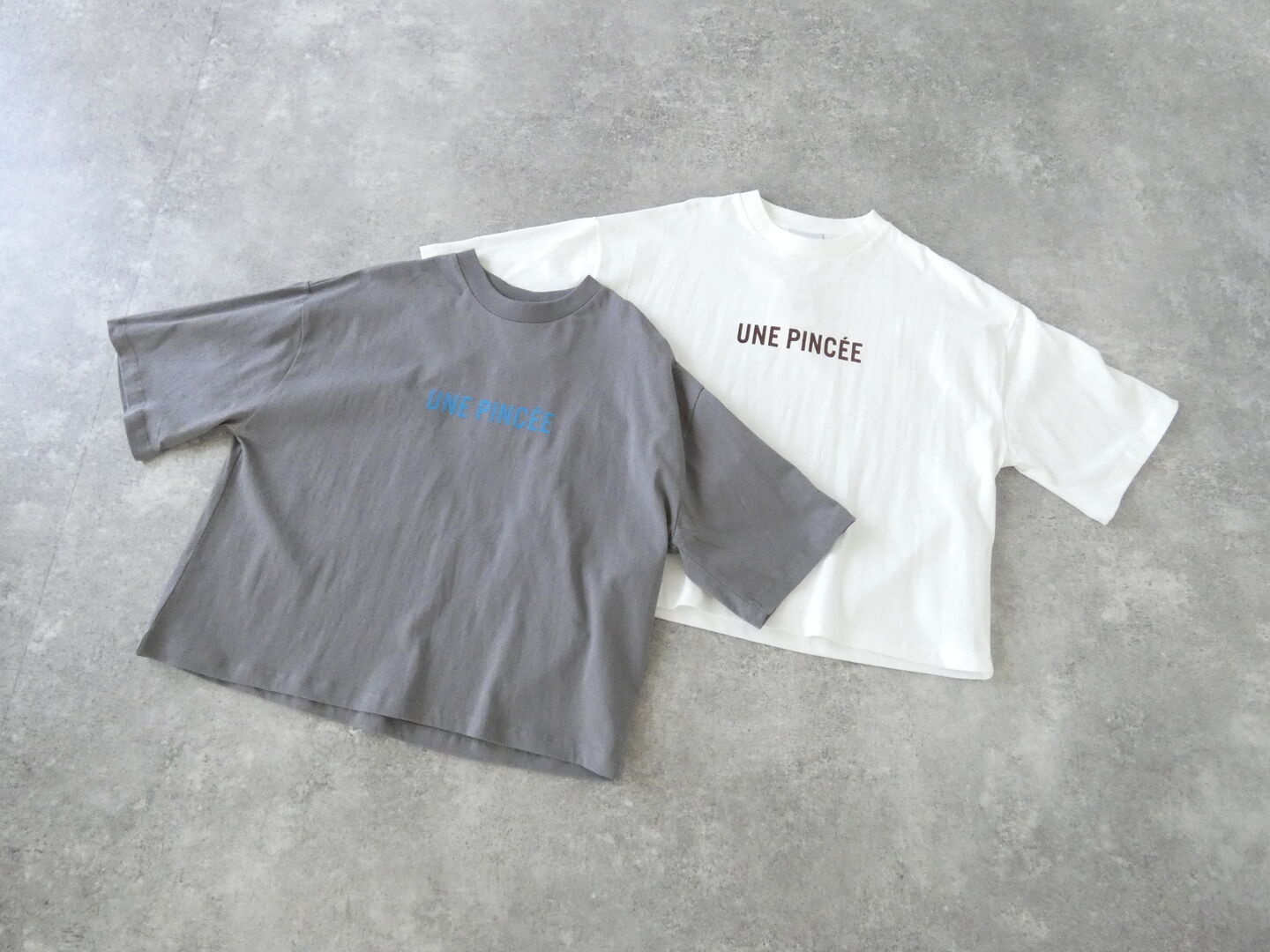 SOUFFLE オーガニックコットン半袖ボックスプリントT　UNE PINCEEの商品画像3