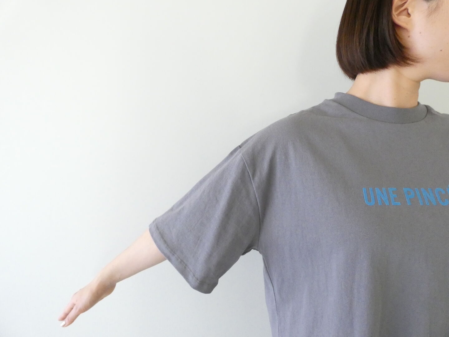SOUFFLE オーガニックコットン半袖ボックスプリントT　UNE PINCEEの商品画像5