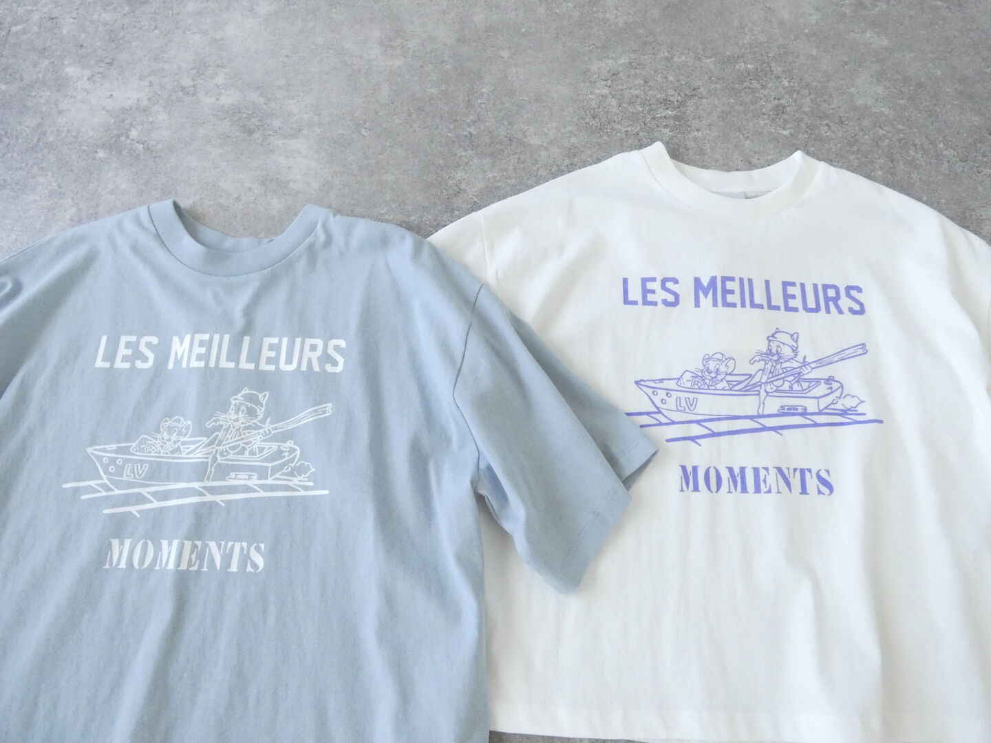 SOUFFLE オーガニックコットン半袖ボックスプリントT　LES MEILLEURSの商品画像16