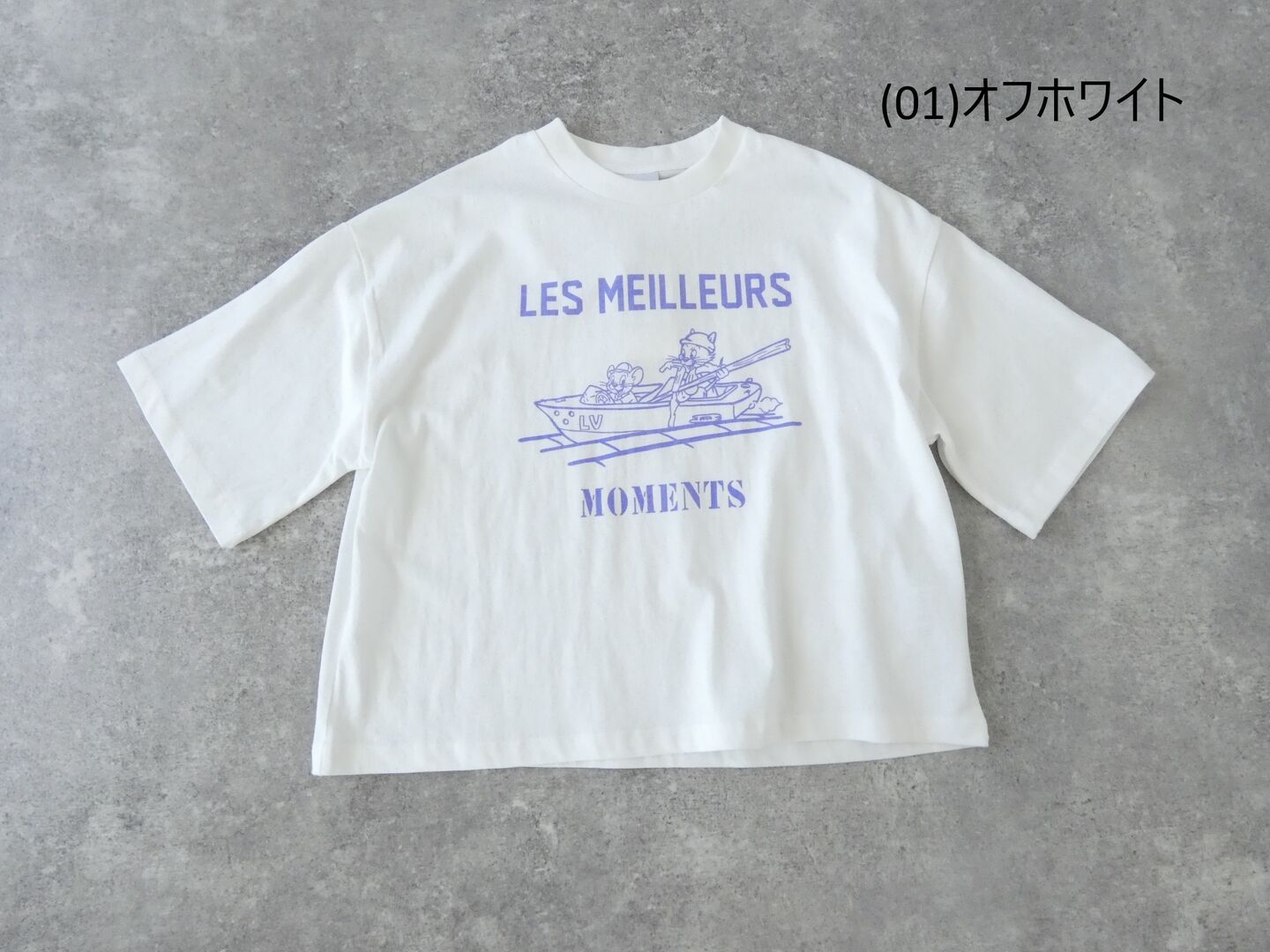 SOUFFLE オーガニックコットン半袖ボックスプリントT　LES MEILLEURSの商品画像28