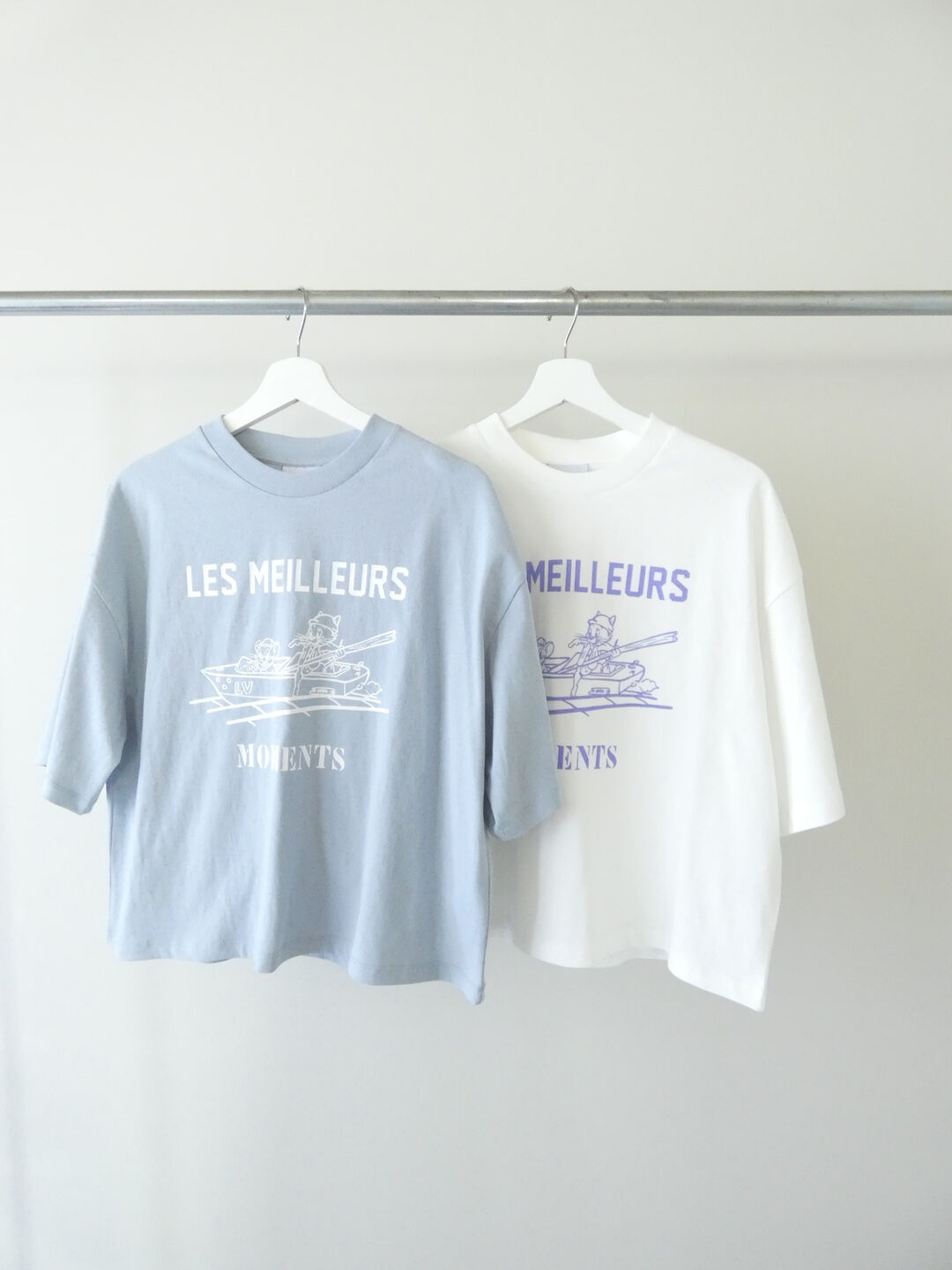 SOUFFLE オーガニックコットン半袖ボックスプリントT　LES MEILLEURSの商品画像9