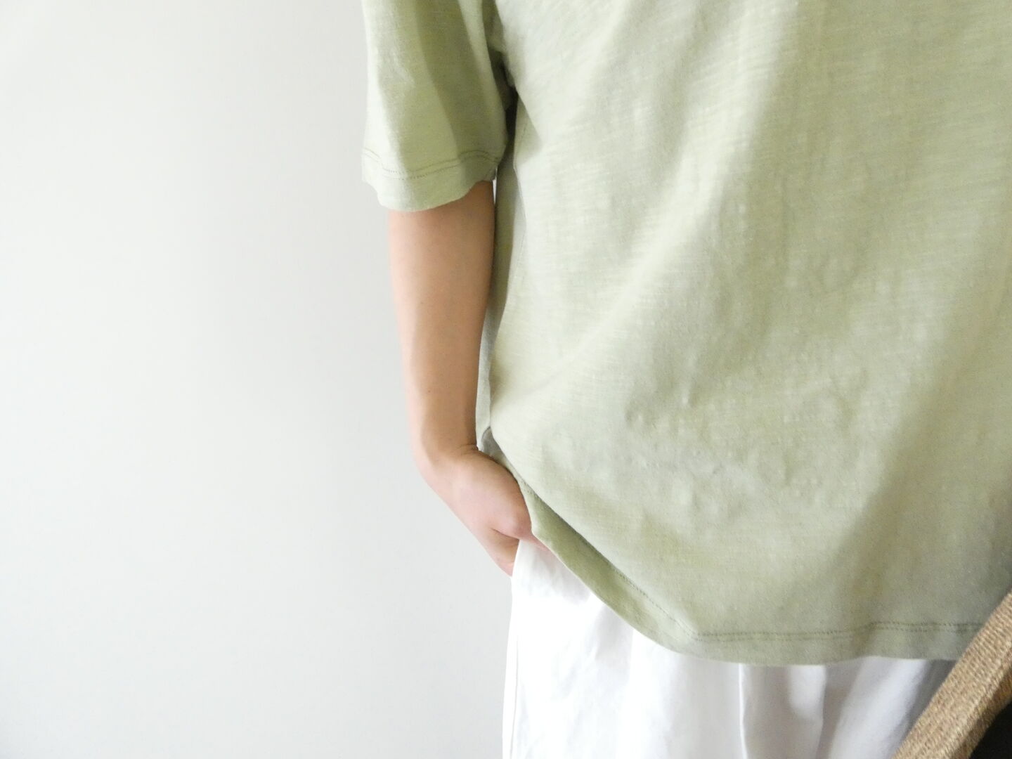 SOUFFLE ソフトスラブ天竺半袖Tシャツの商品画像17