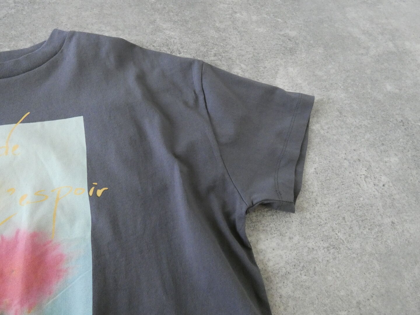 SOUFFLE ソフトスラブ天竺サイドスリットプリントTの商品画像32