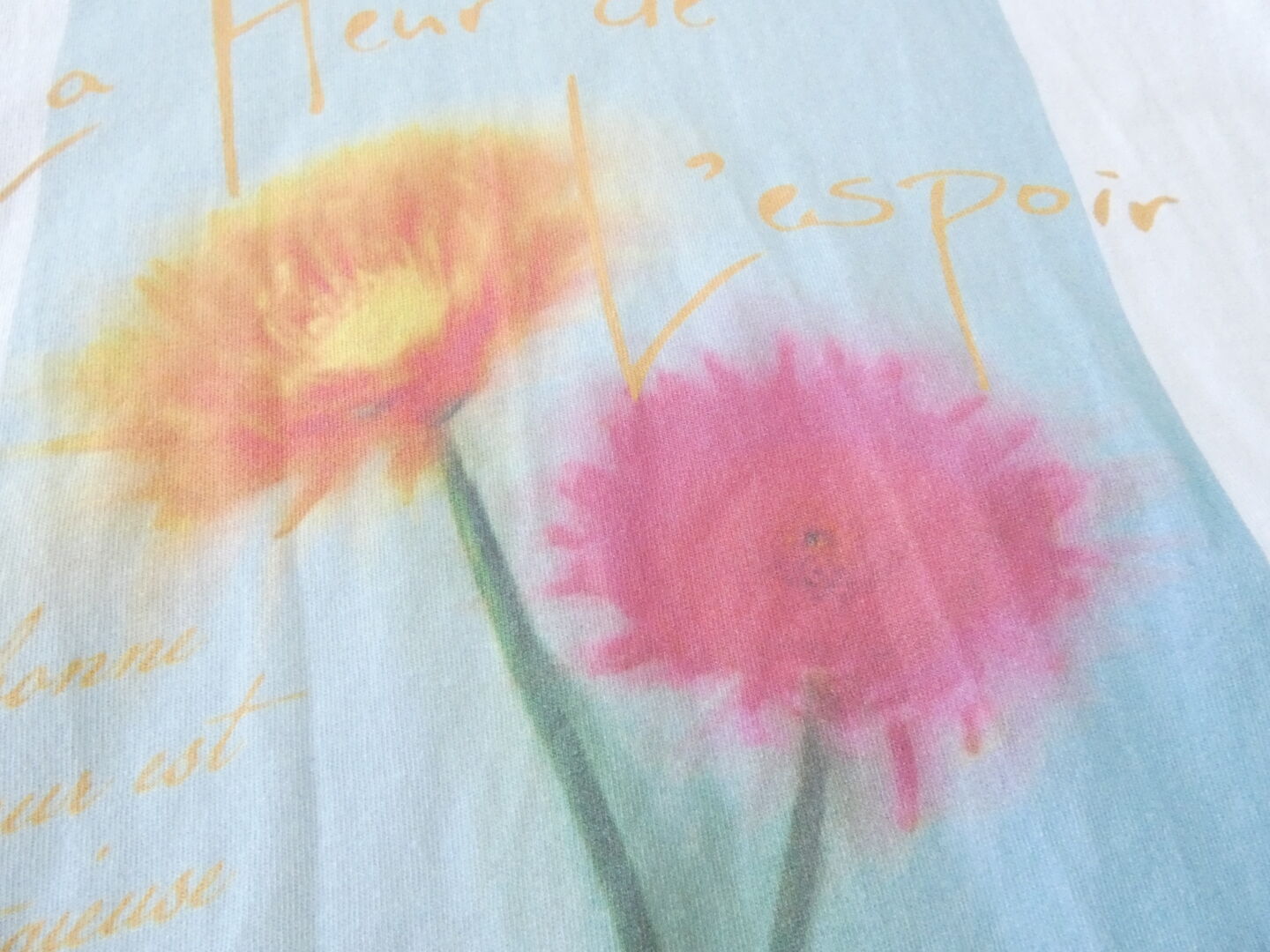 SOUFFLE ソフトスラブ天竺サイドスリットプリントTの商品画像45