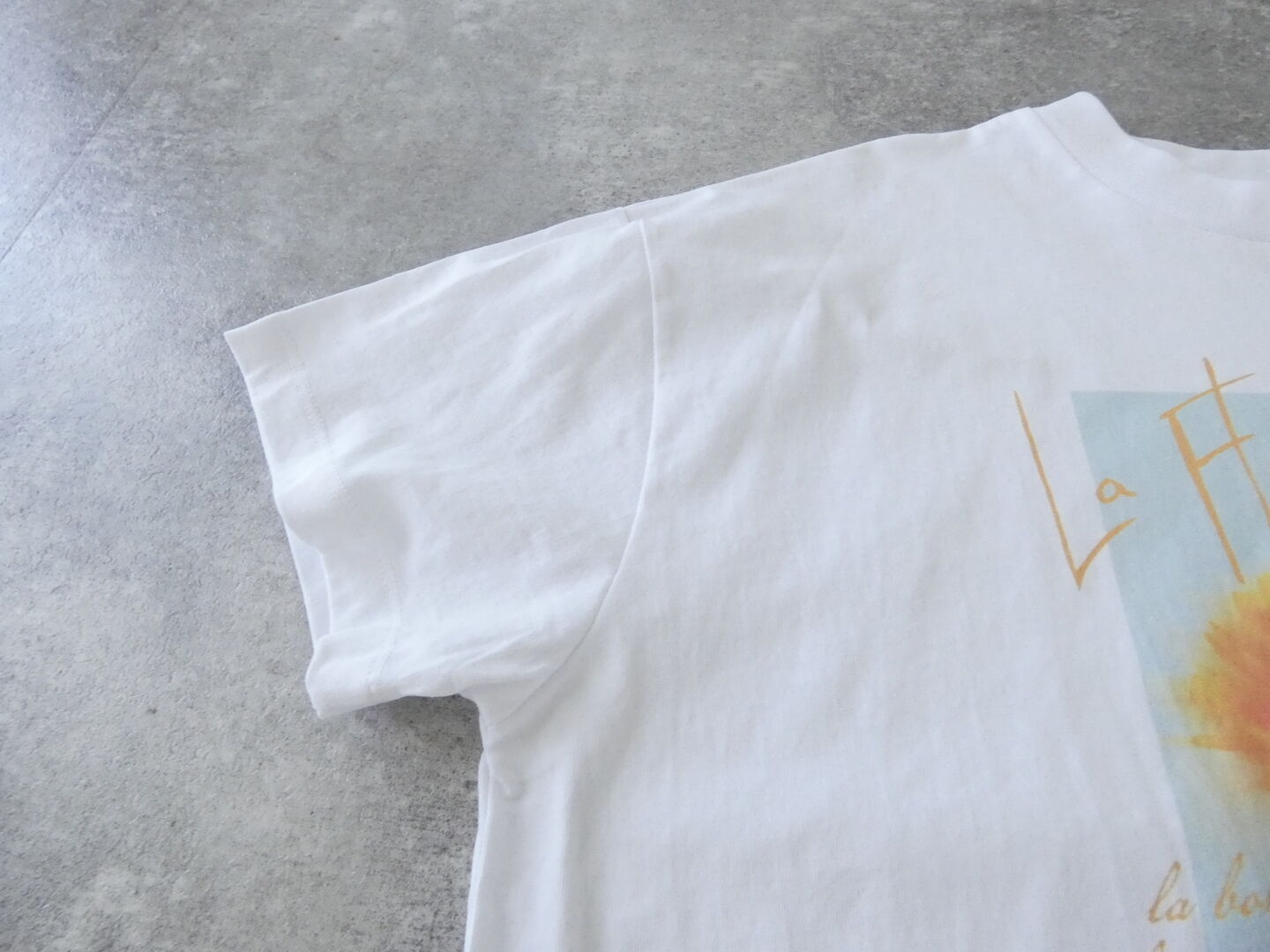 SOUFFLE ソフトスラブ天竺サイドスリットプリントTの商品画像46