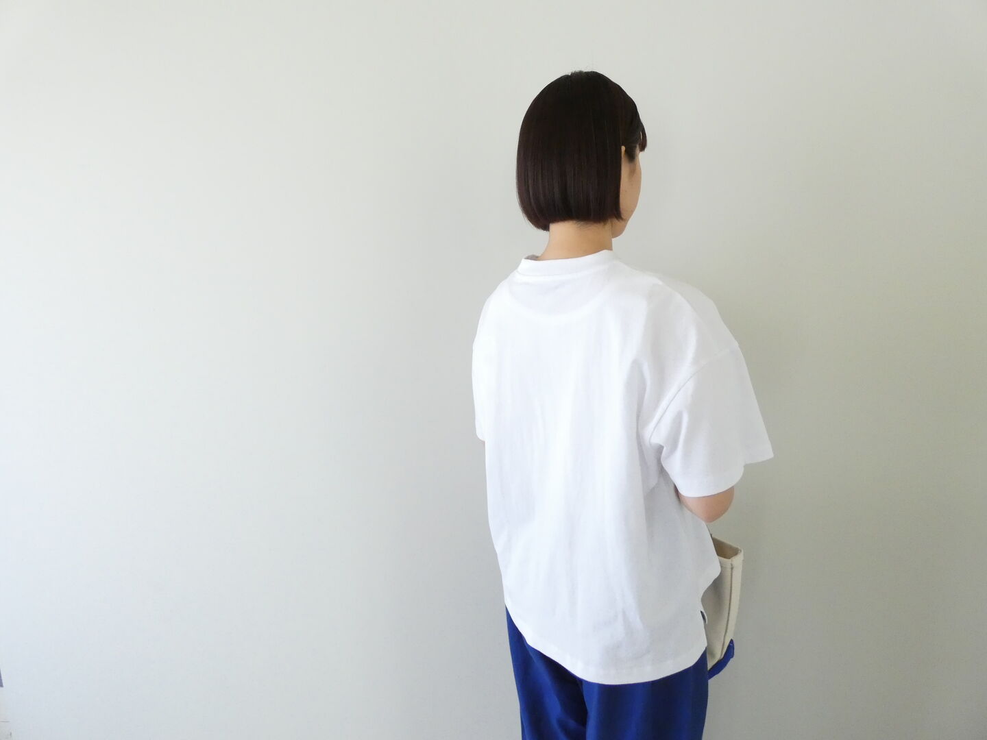 SOUFFLE ソフトスラブ天竺サイドスリットプリントTの商品画像8