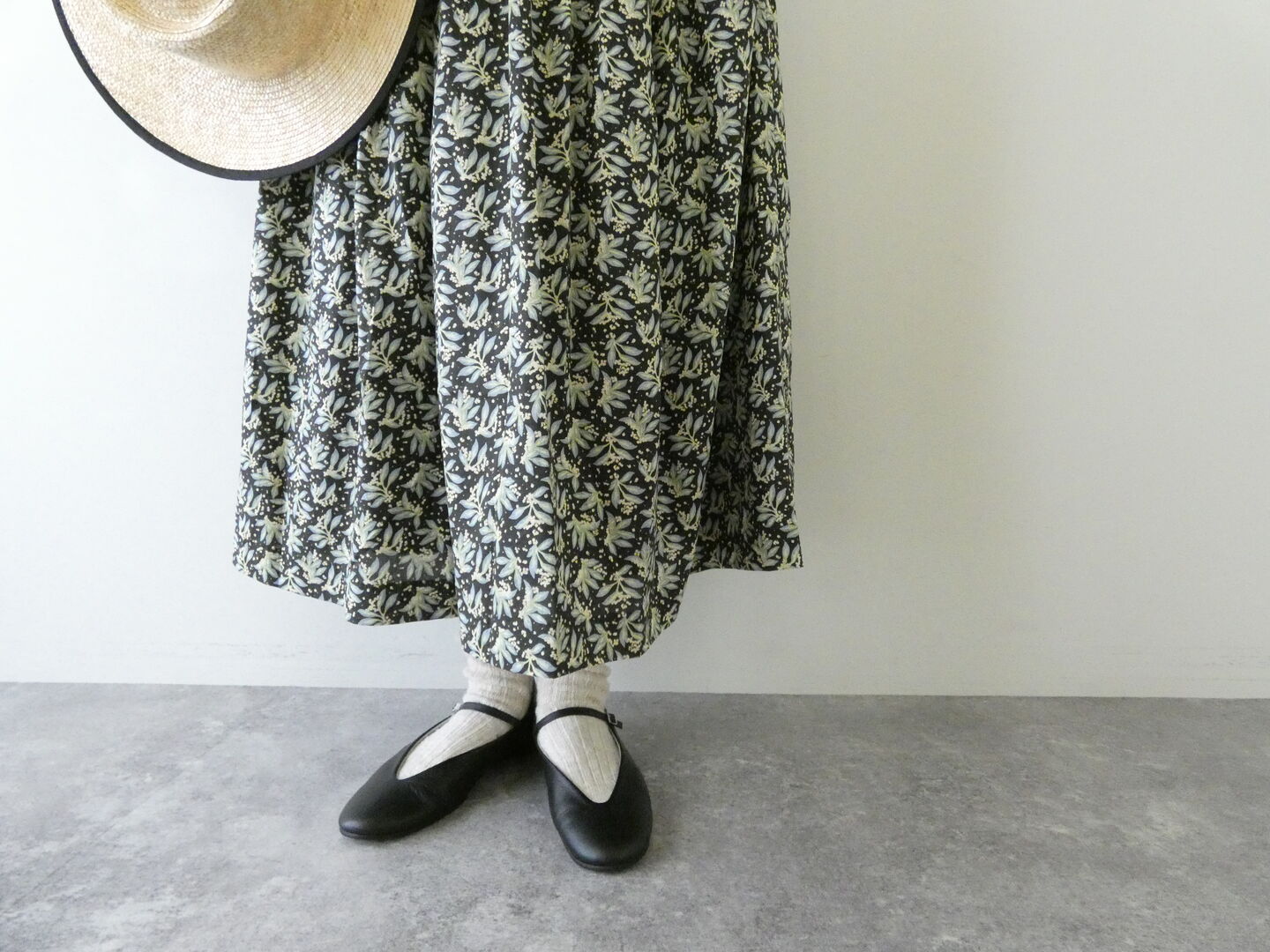 sosotto(ソソット) LIBERTYタナローンタックギャザースカートの商品画像5