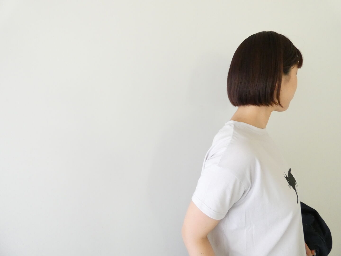 NARU ナチュラルソフト天竺くろねこシャツの商品画像6