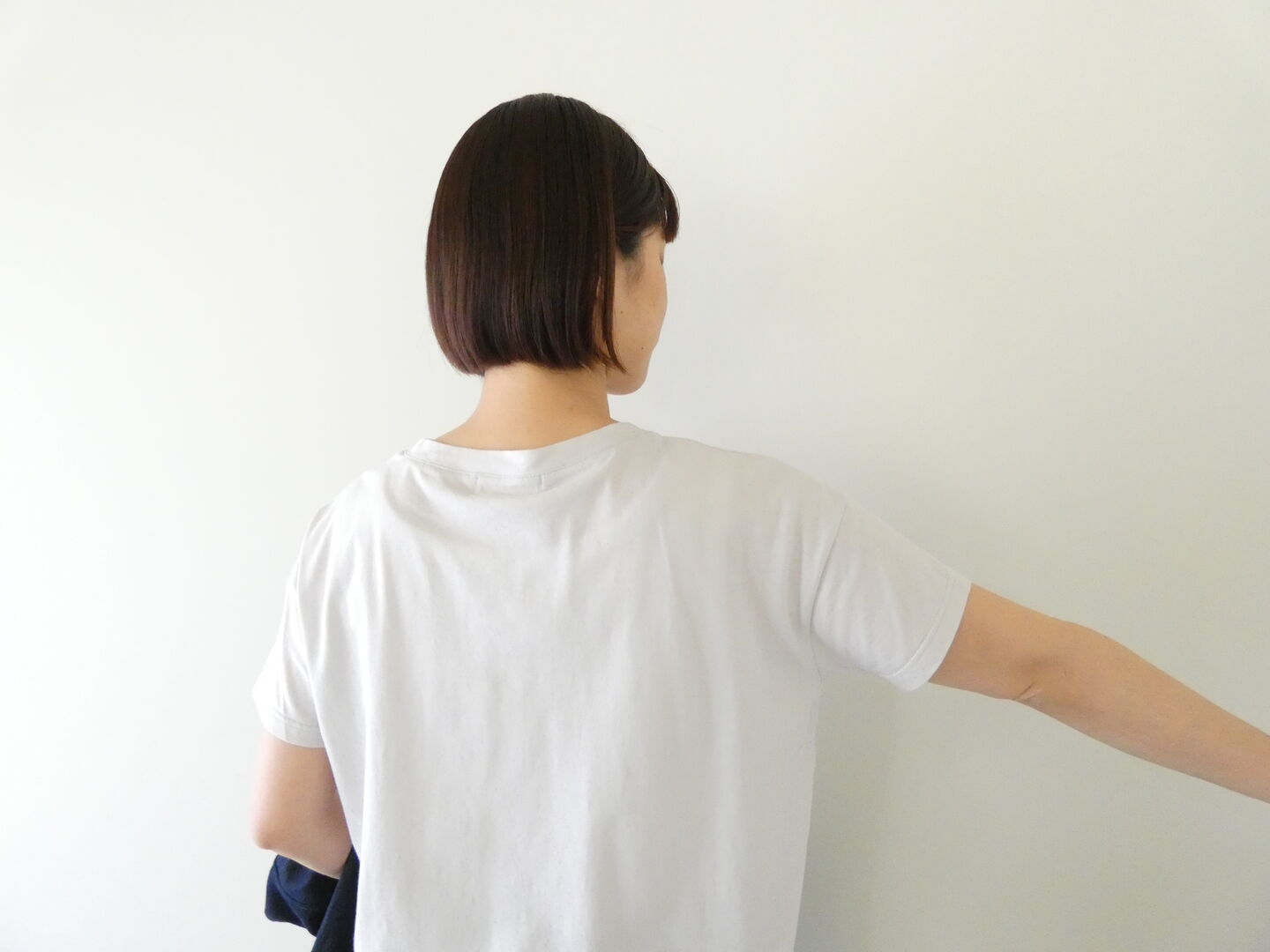 NARU ナチュラルソフト天竺くろねこシャツの商品画像8