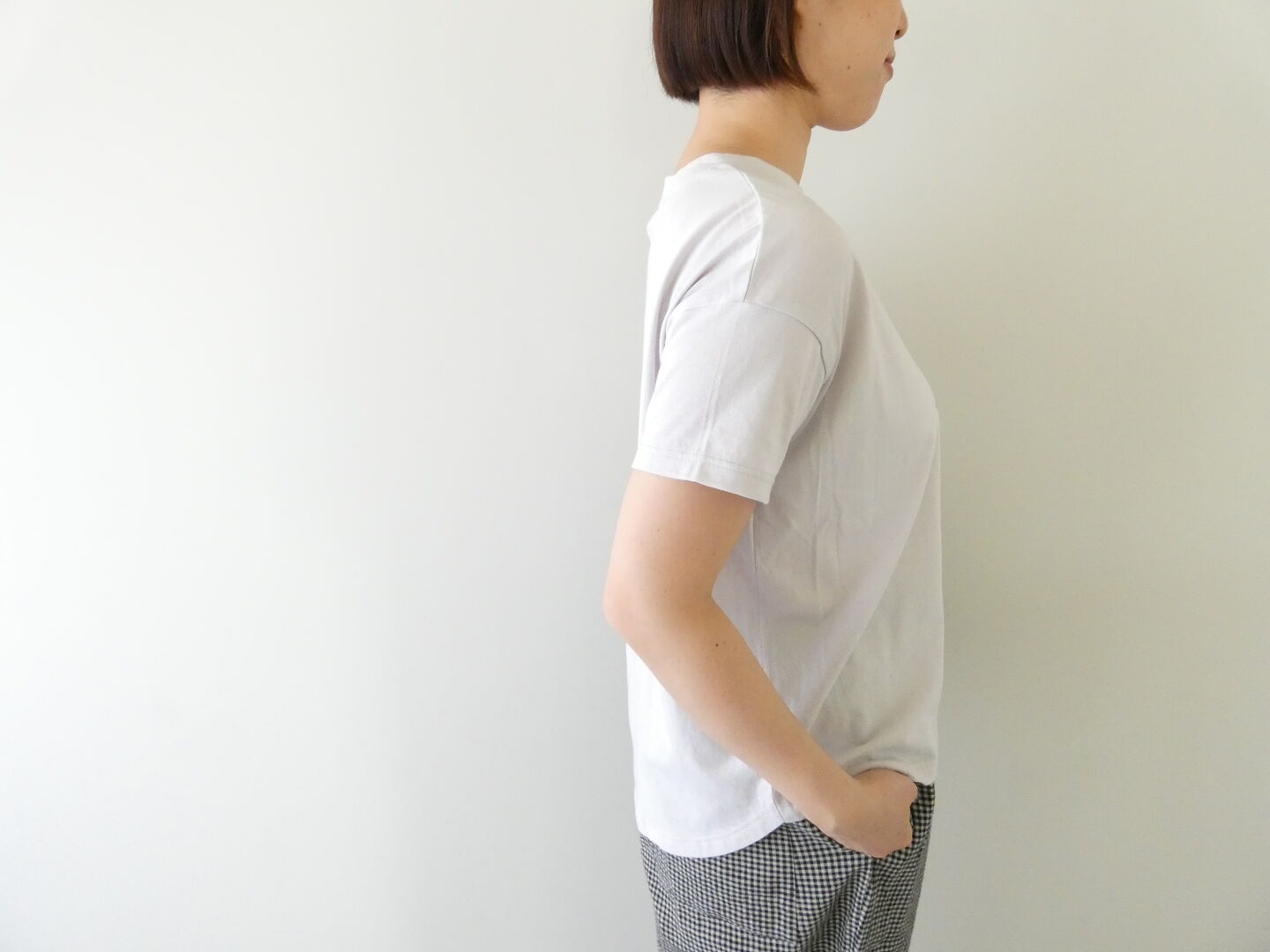 NARU ナチュラルソフト天竺くろねこシャツの商品画像9