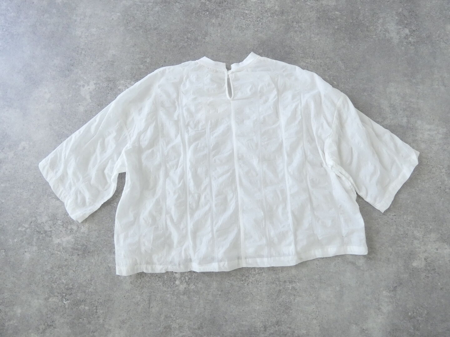 NARU デザイン塩縮チェックワイドシャツの商品画像29