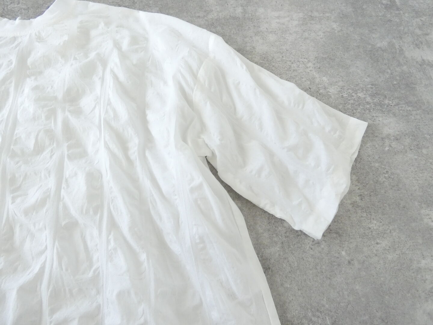 NARU デザイン塩縮チェックワイドシャツの商品画像32