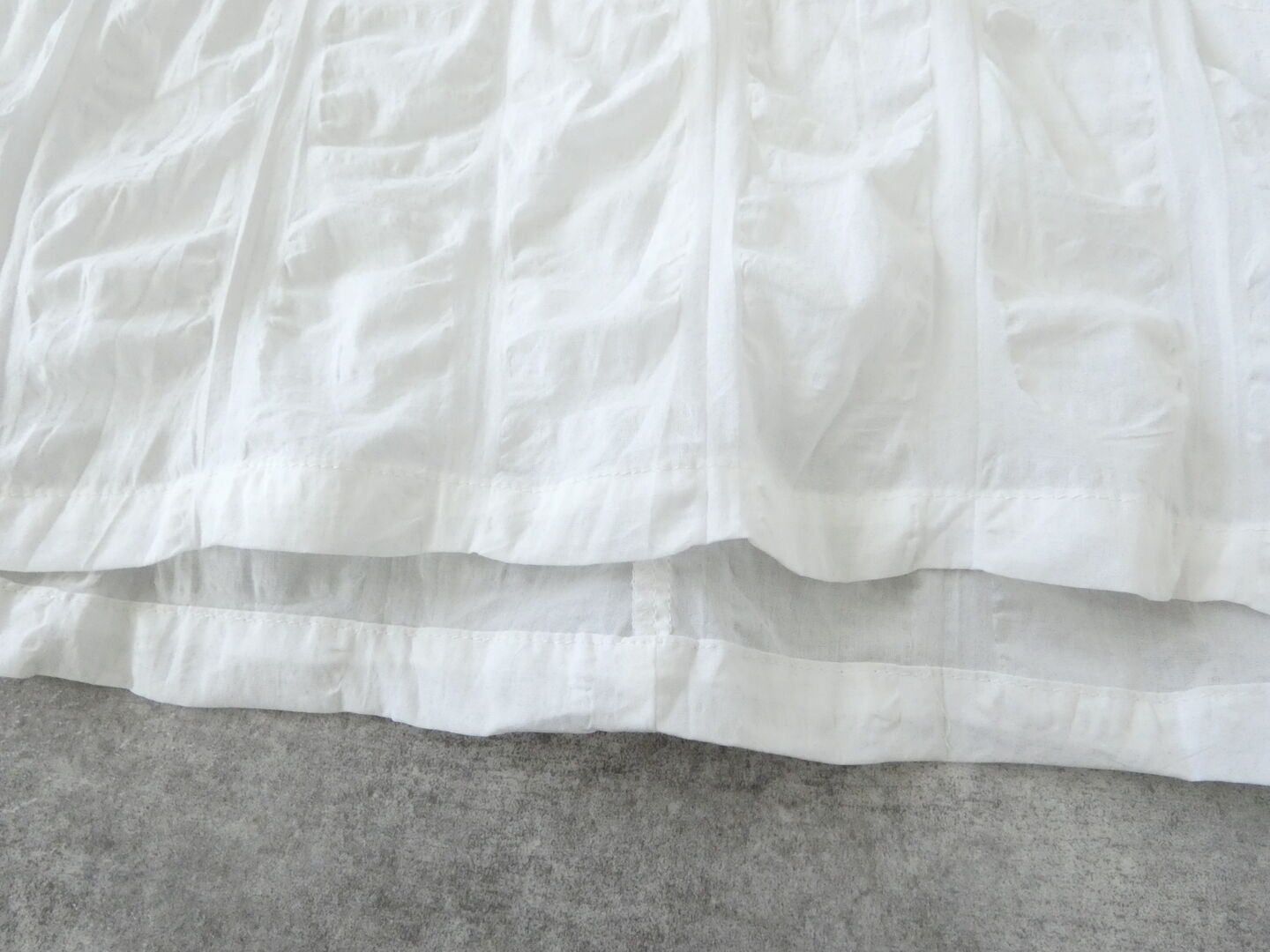 NARU デザイン塩縮チェックワイドシャツの商品画像33