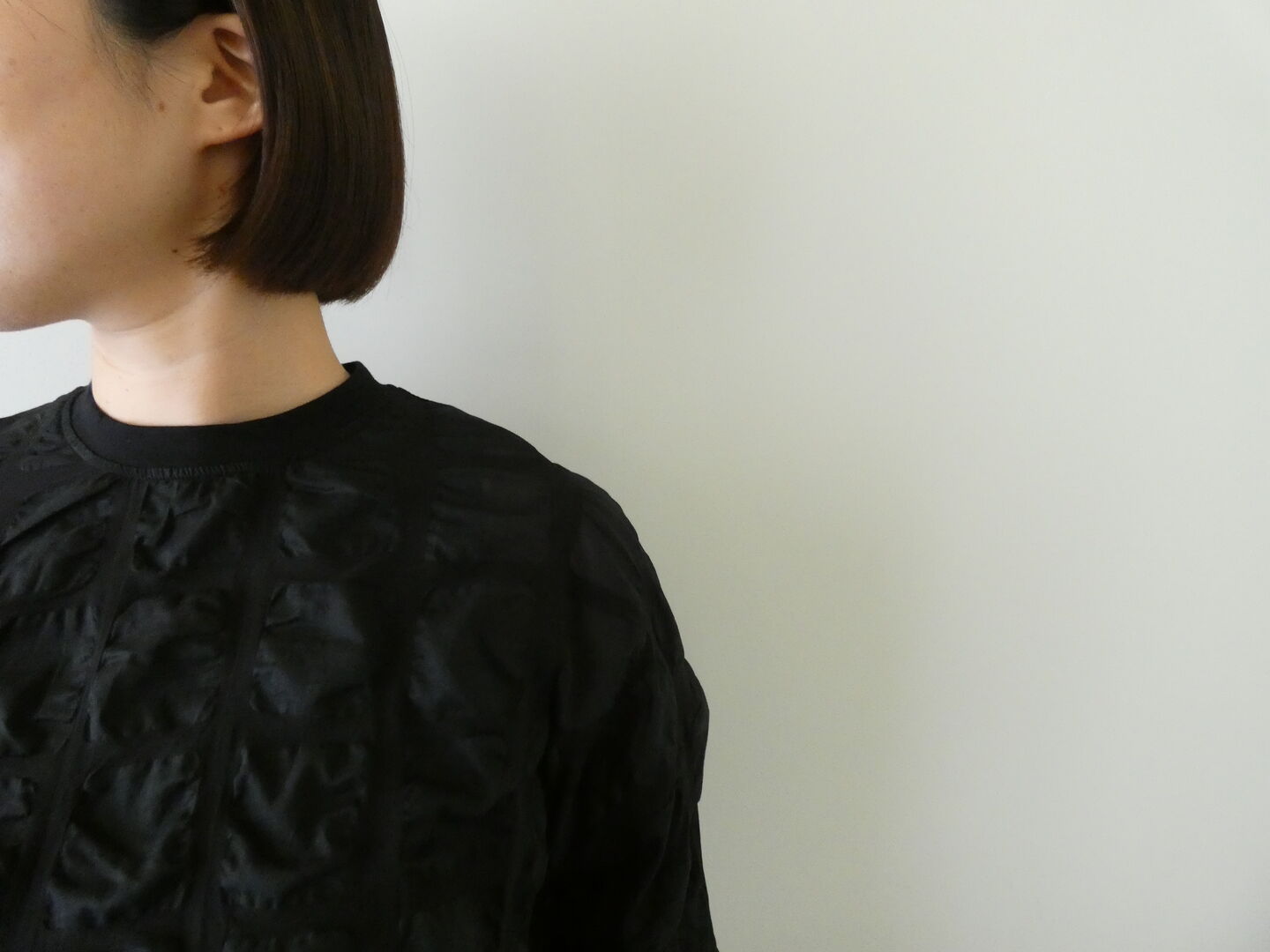 NARU デザイン塩縮チェックワイドシャツの商品画像4