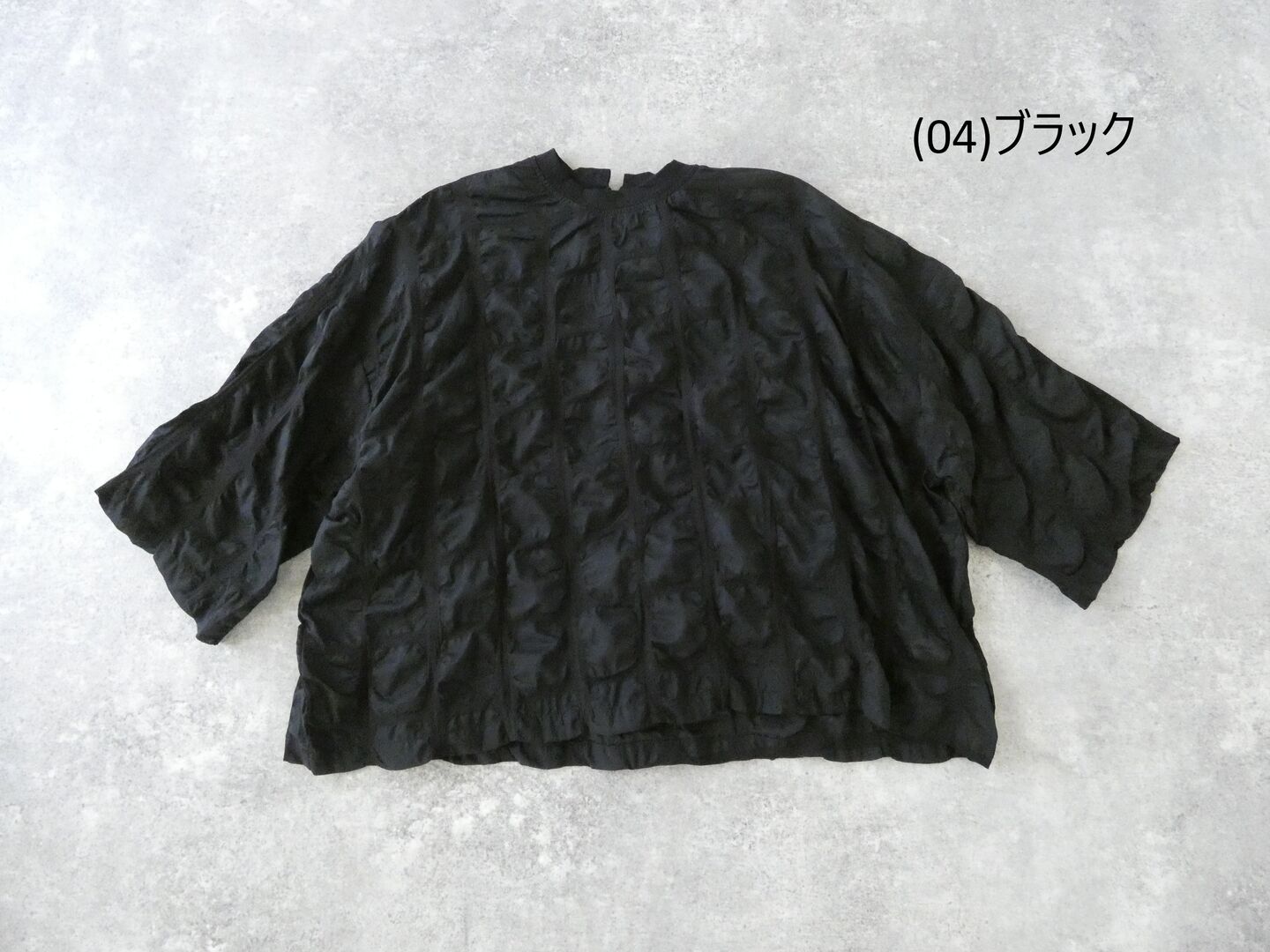 NARU デザイン塩縮チェックワイドシャツの商品画像42