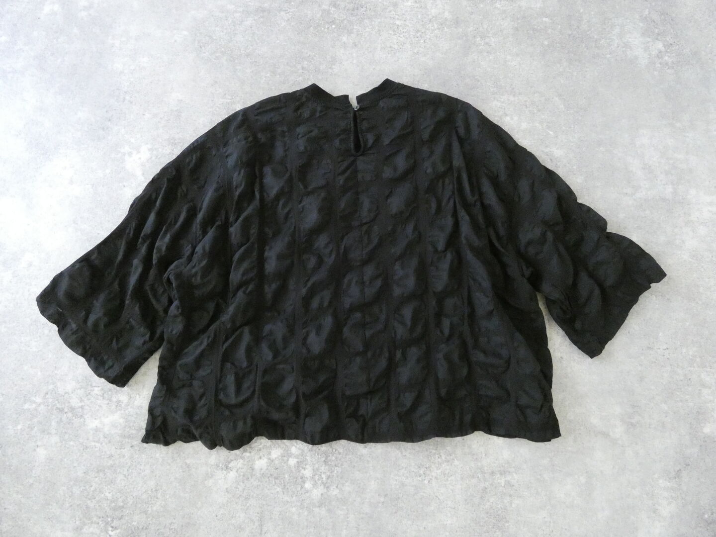 NARU デザイン塩縮チェックワイドシャツの商品画像43