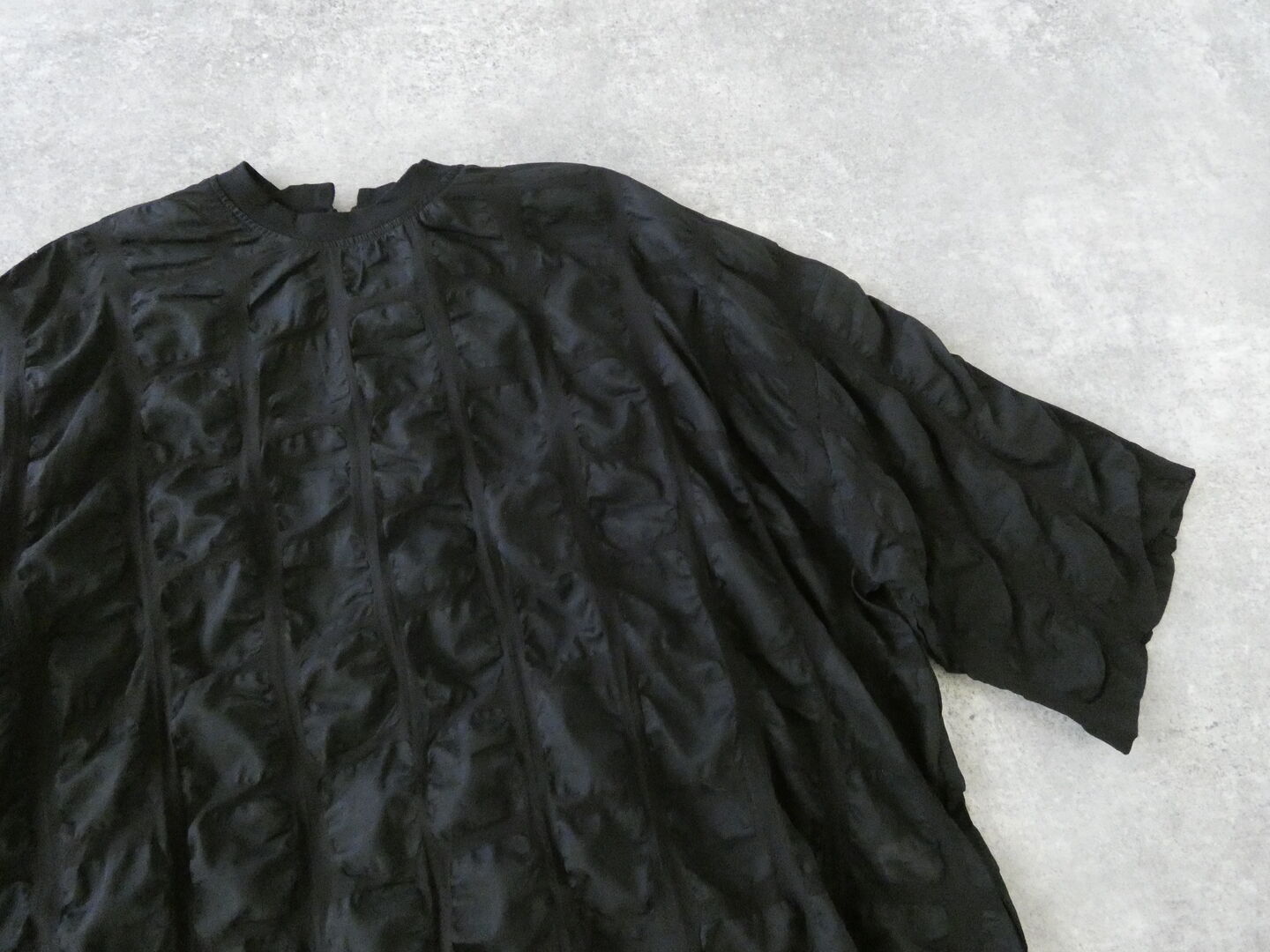 NARU デザイン塩縮チェックワイドシャツの商品画像44