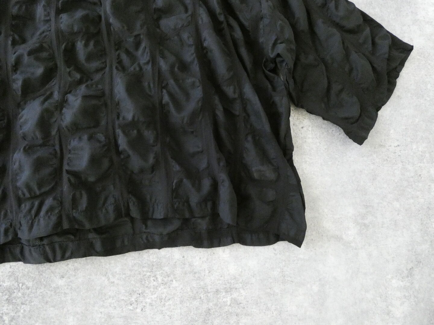 NARU デザイン塩縮チェックワイドシャツの商品画像45