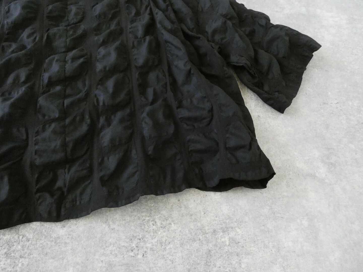 NARU デザイン塩縮チェックワイドシャツの商品画像49