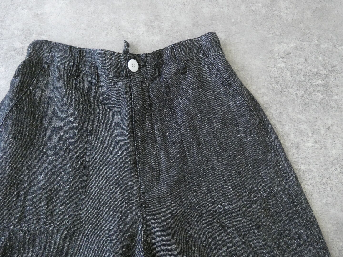 NATURAL LAUNDRY(ナチュラルランドリー) リネンデニムフックパンツの商品画像18