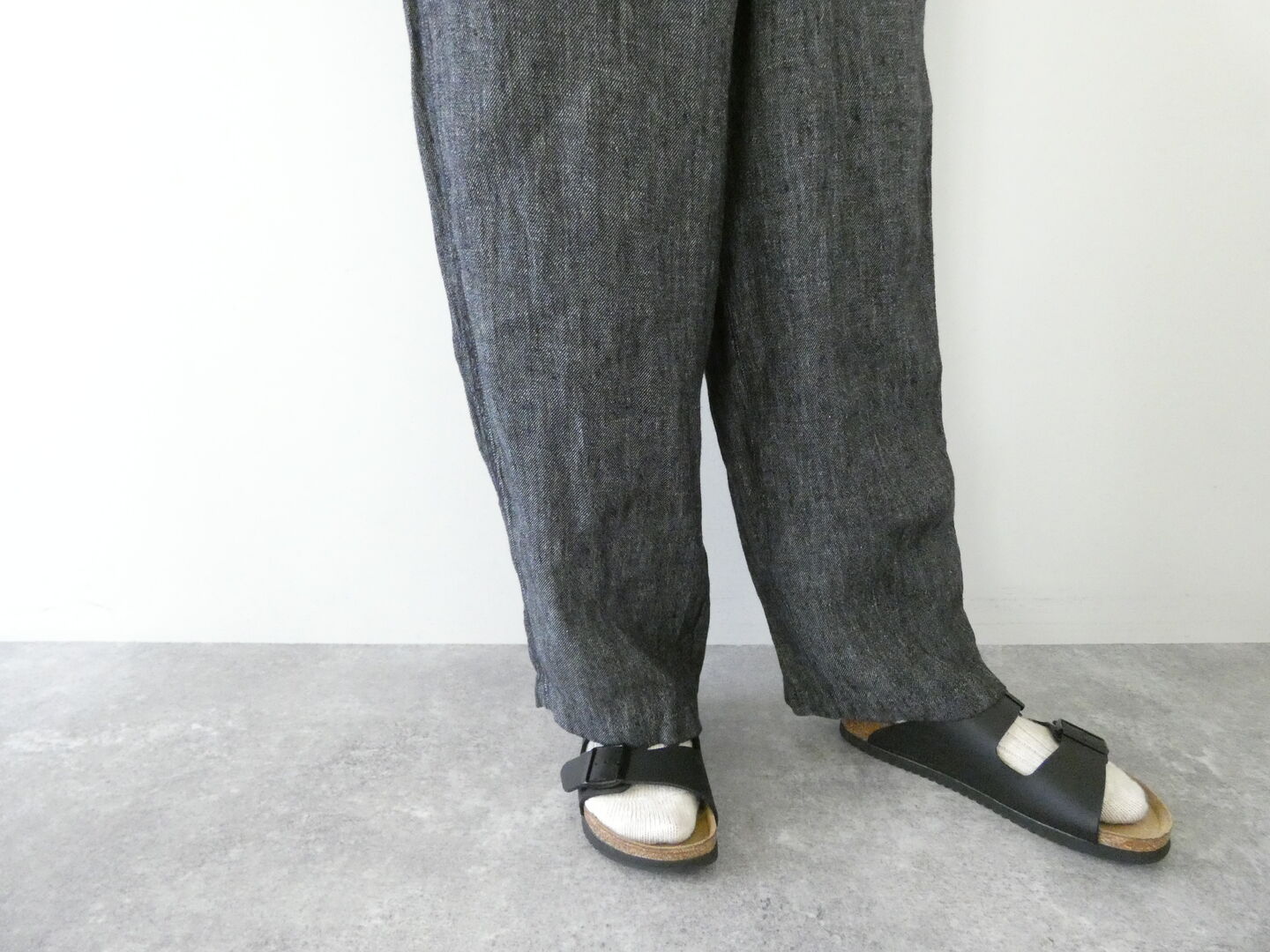 NATURAL LAUNDRY(ナチュラルランドリー) リネンデニムフックパンツの商品画像6