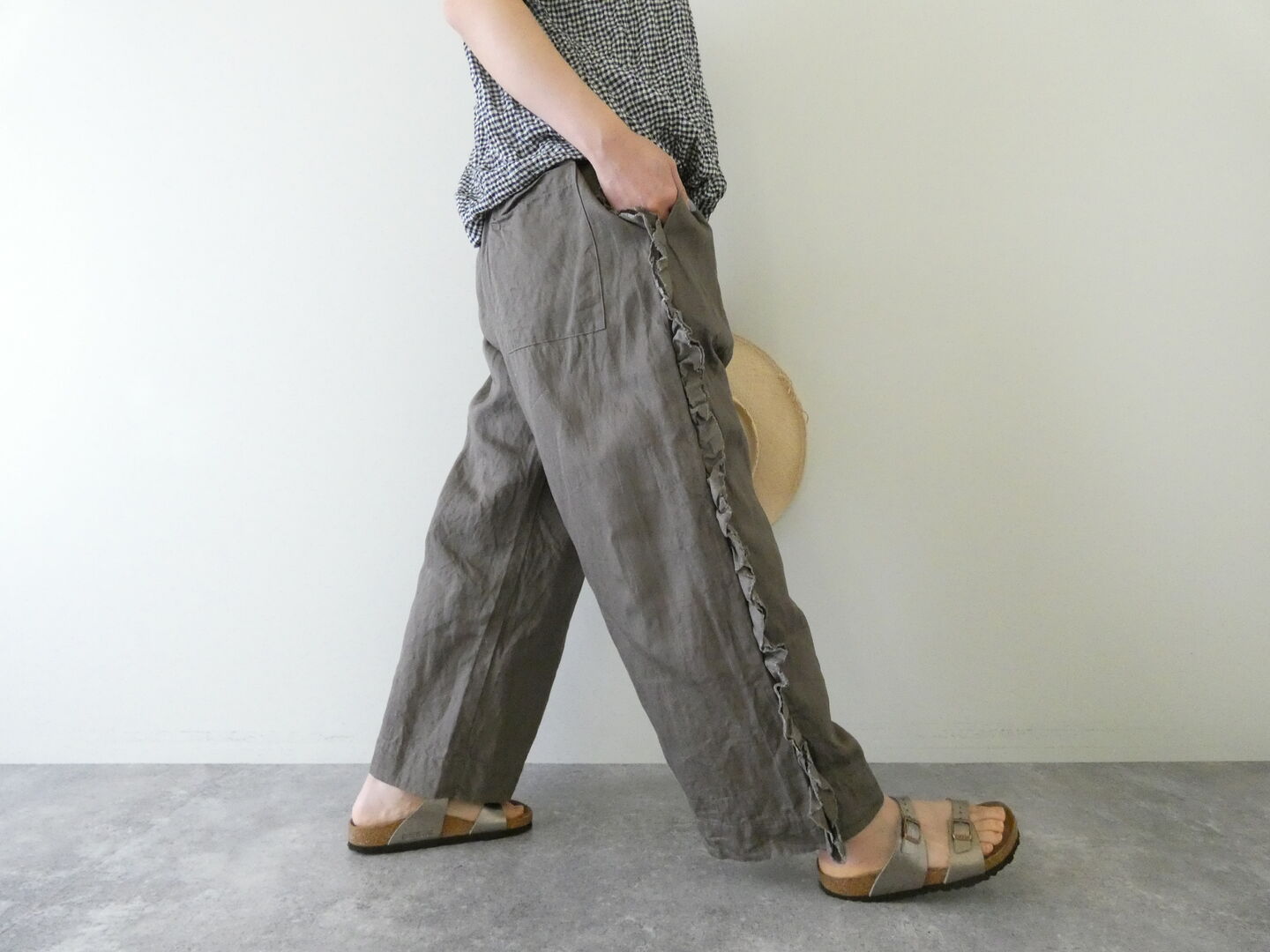 Gauze#(ガーゼ) ライトデニムビビアンパンツの商品画像4