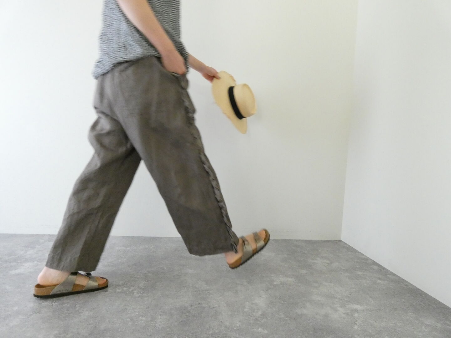 Gauze#(ガーゼ) ライトデニムビビアンパンツの商品画像7