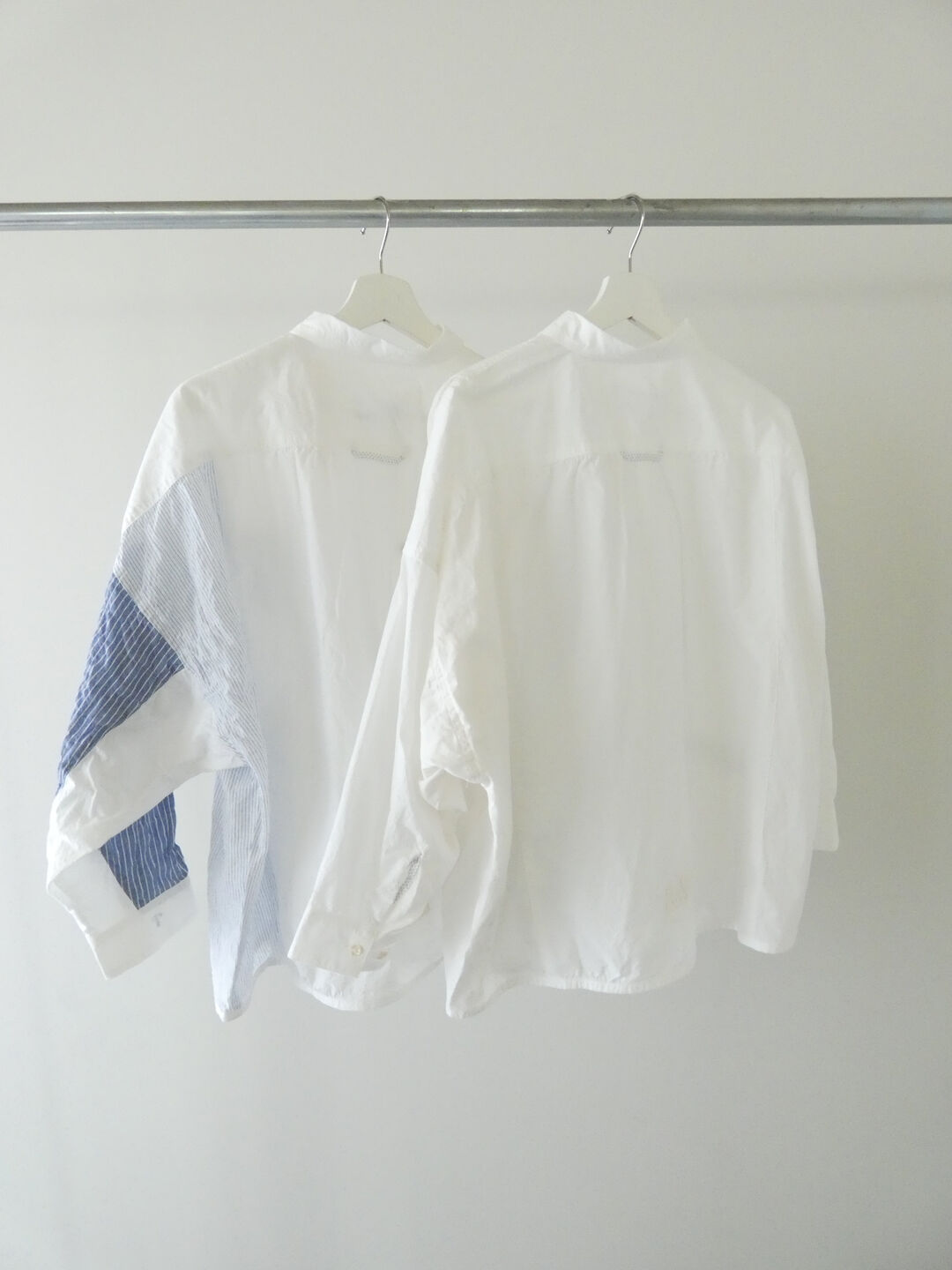 快晴堂(かいせいどう) 初夏の木漏れ日にゆれるシャツ 風をはらむ、長袖シャツの商品画像12