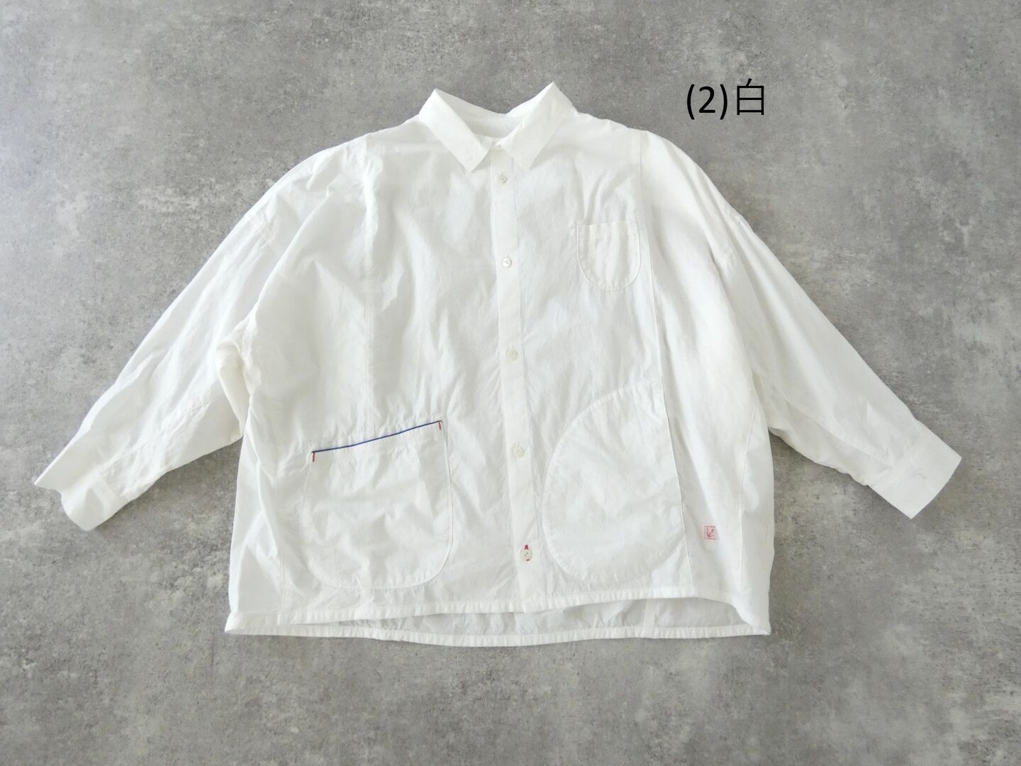 快晴堂(かいせいどう) 初夏の木漏れ日にゆれるシャツ 風をはらむ、長袖シャツの商品画像28