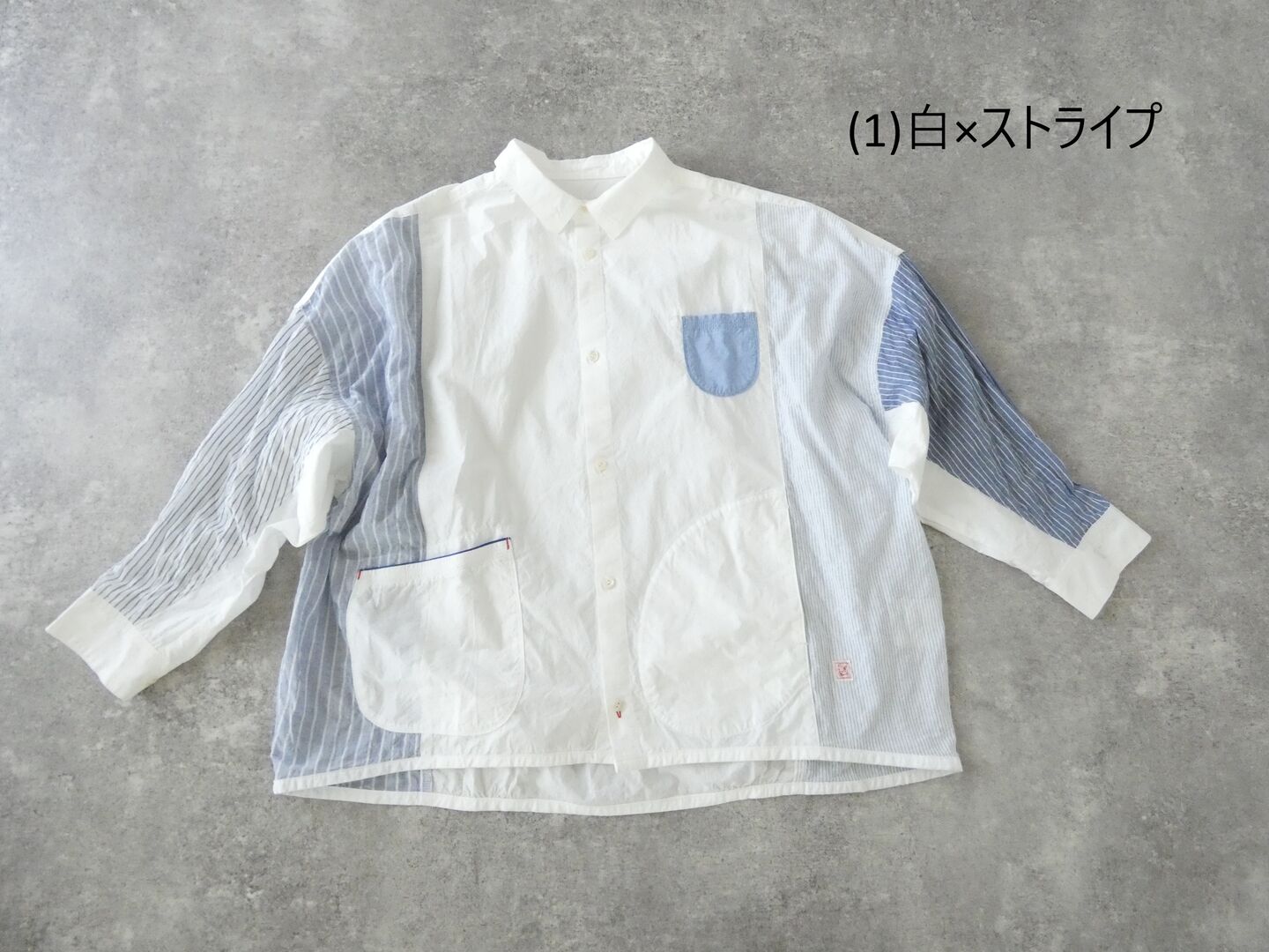 快晴堂(かいせいどう) 初夏の木漏れ日にゆれるシャツ 風をはらむ、長袖シャツの商品画像42