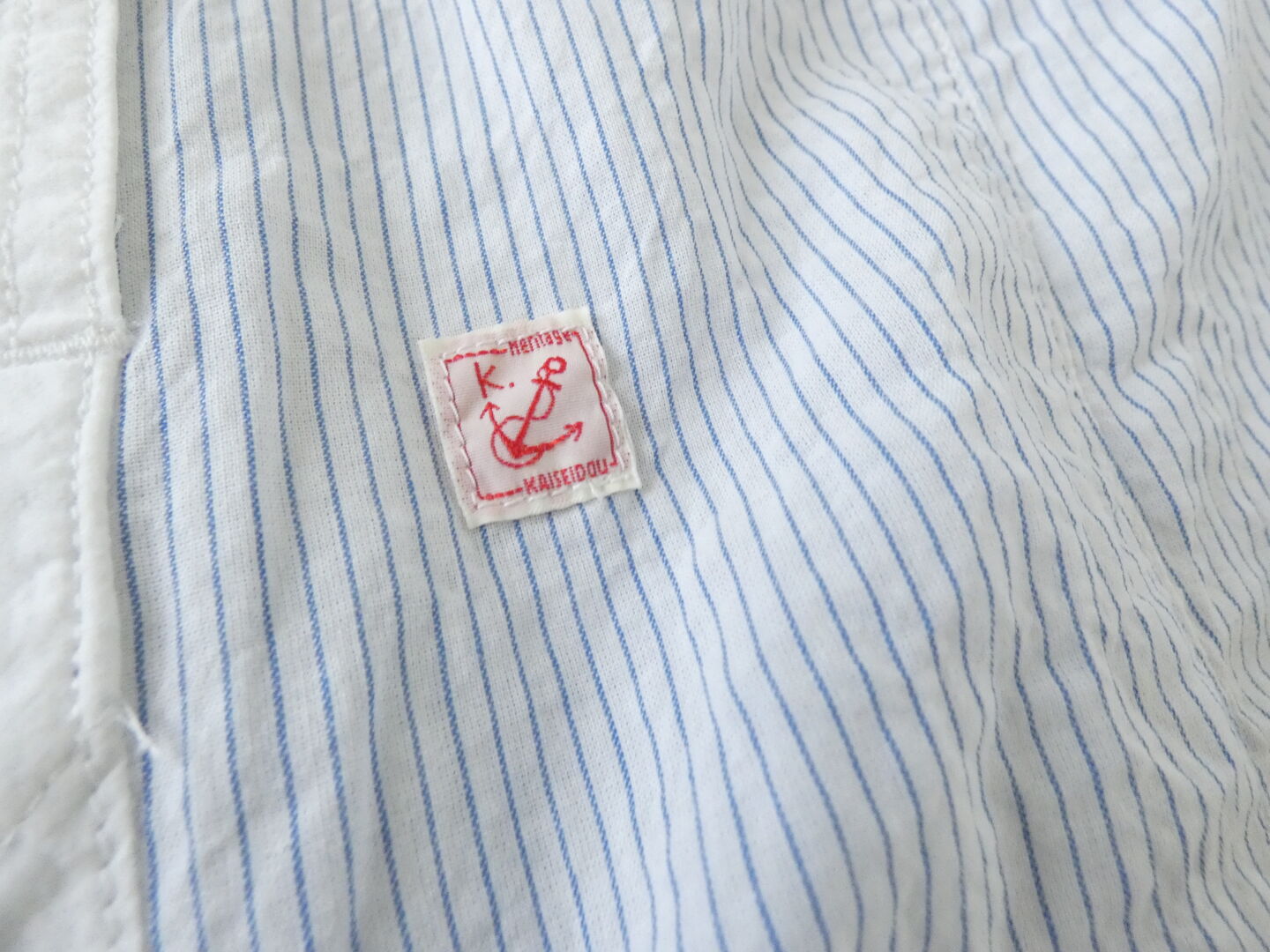 快晴堂(かいせいどう) 初夏の木漏れ日にゆれるシャツ 風をはらむ、7分袖ロングシャツの商品画像27