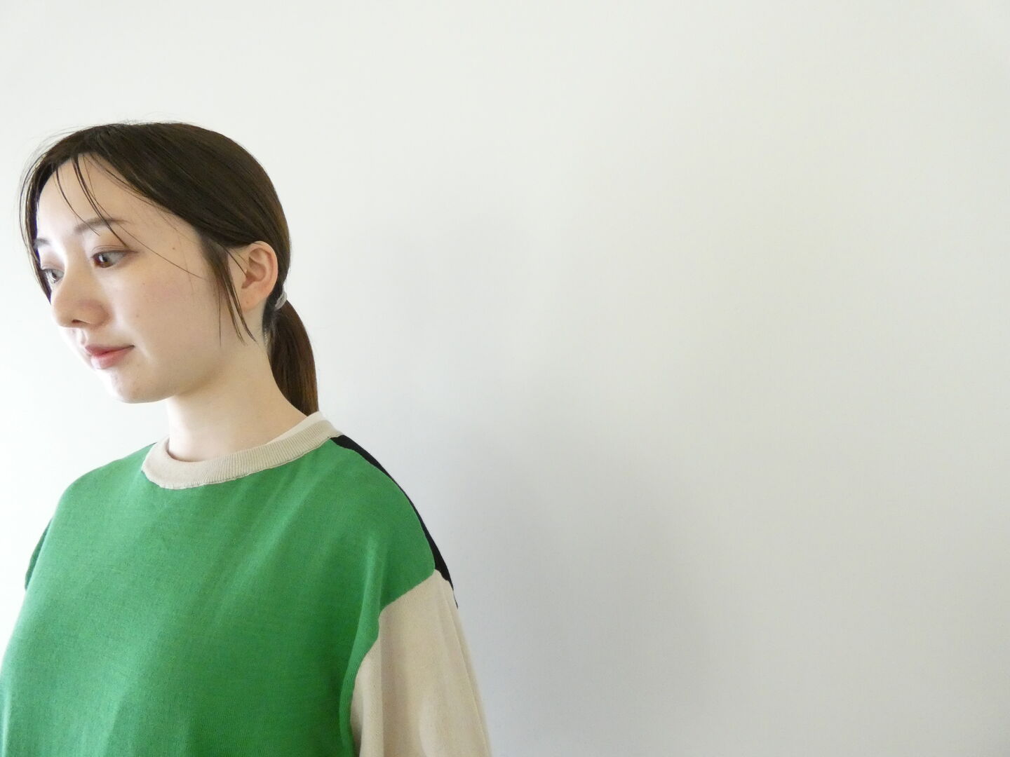 mao made(マオメイド) 2WAY配色パフスリーブカーディガンの商品画像13