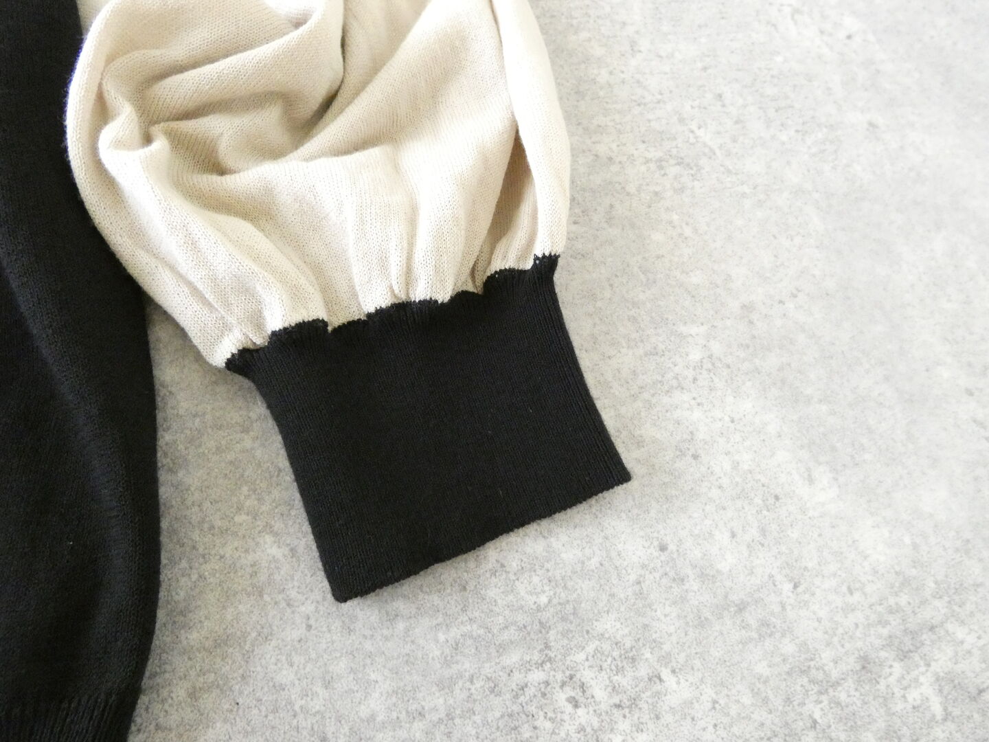 mao made(マオメイド) 2WAY配色パフスリーブカーディガンの商品画像23