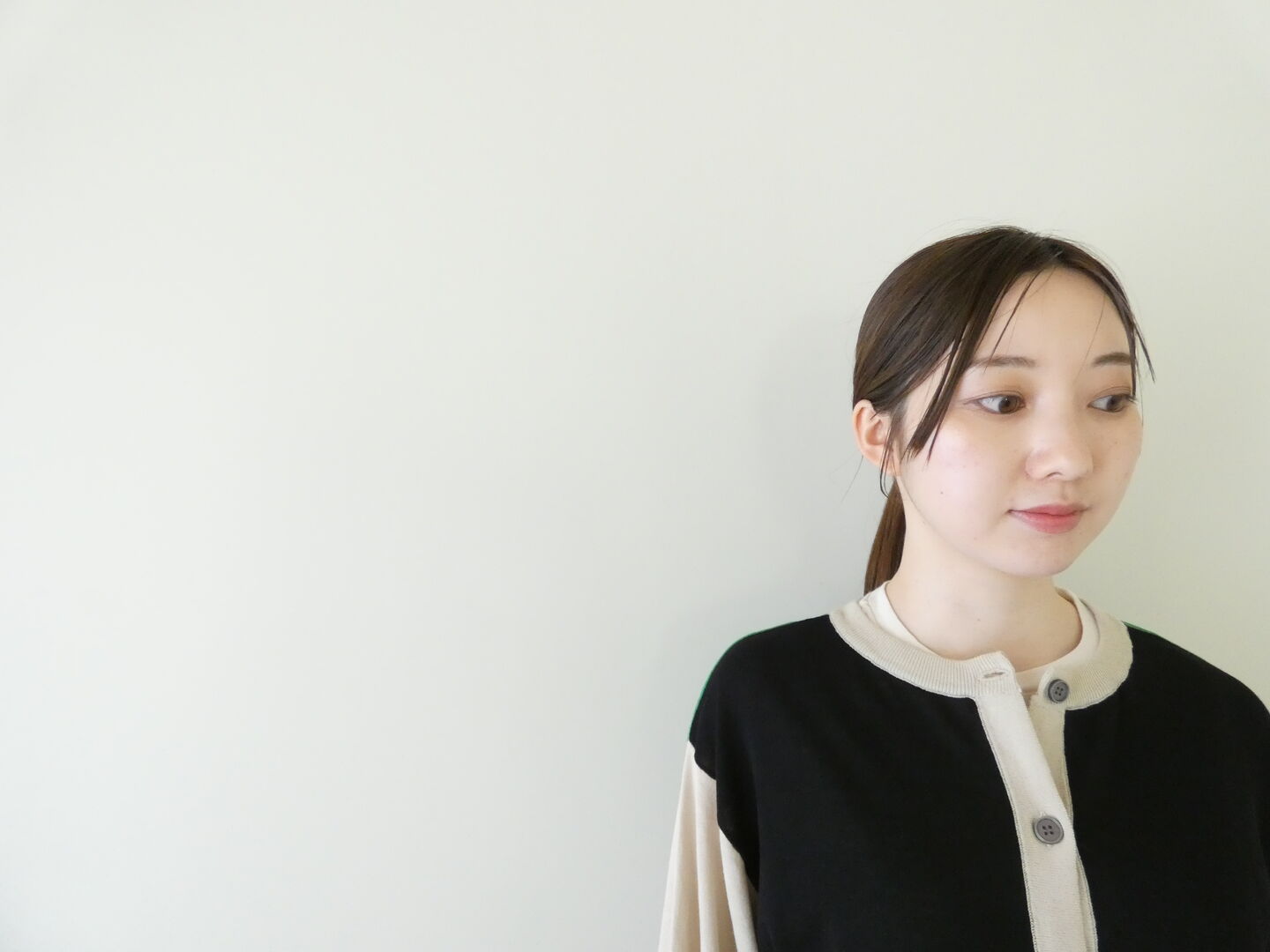 mao made(マオメイド) 2WAY配色パフスリーブカーディガンの商品画像4