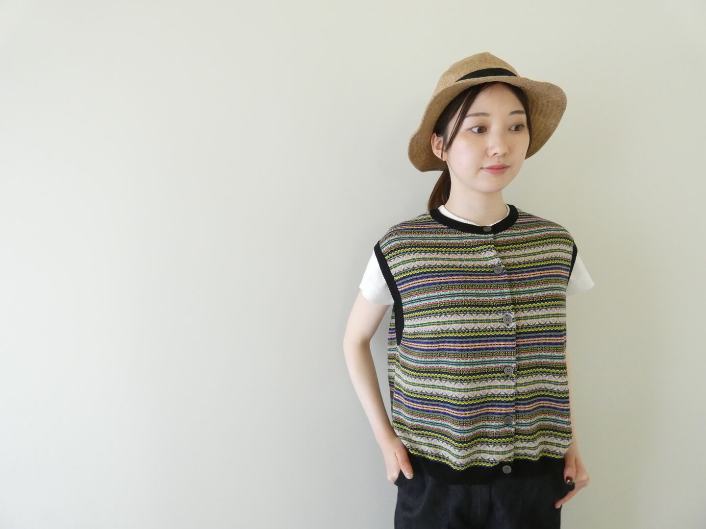 mao made(マオメイド) 2WAYジャガードベストの商品画像1