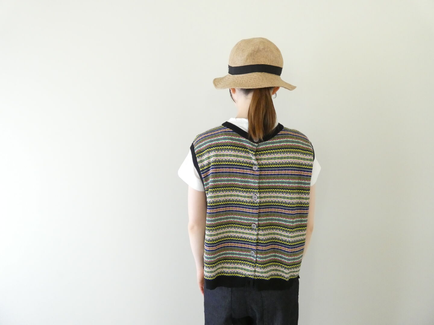 mao made(マオメイド) 2WAYジャガードベストの商品画像12