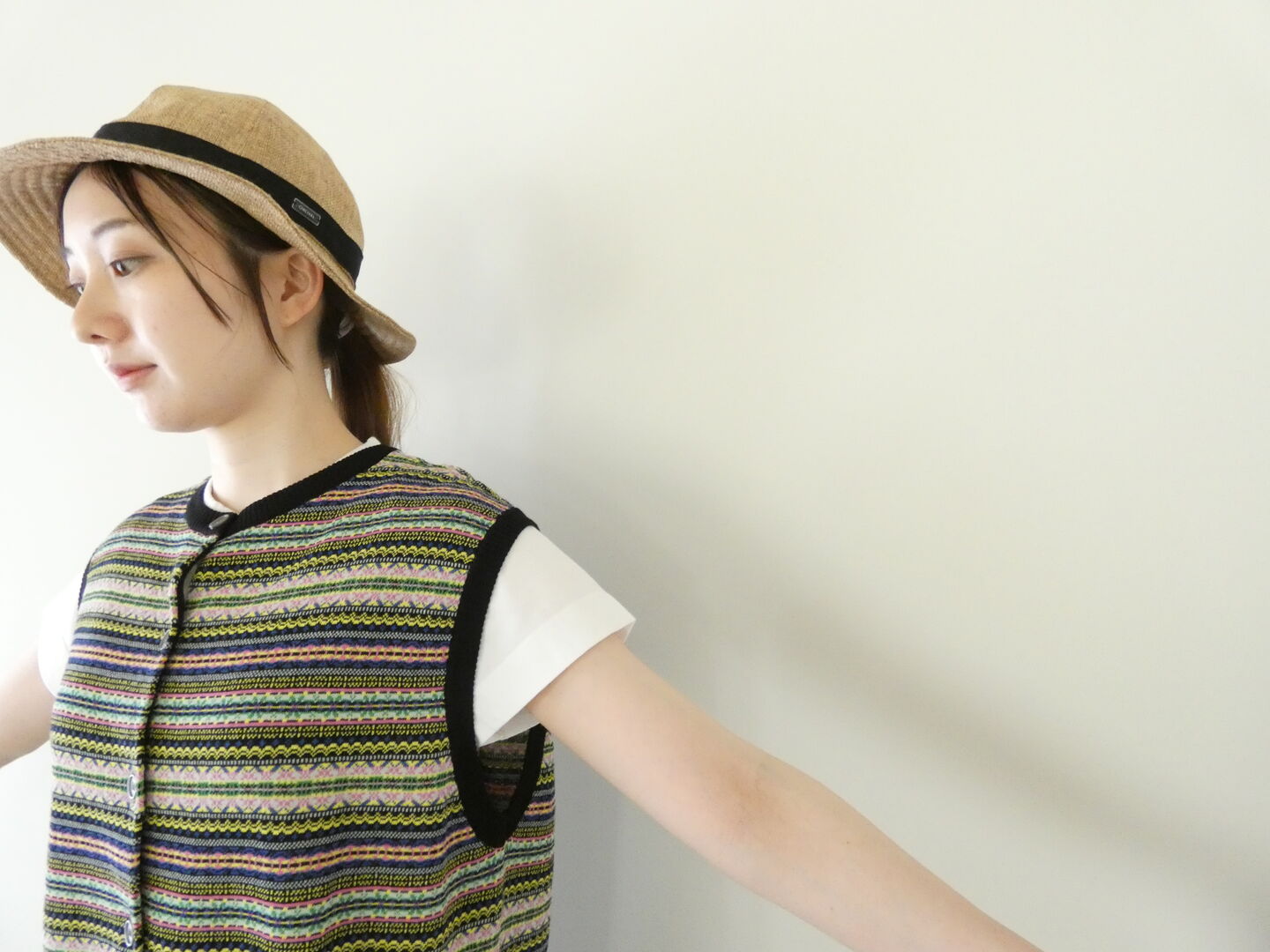 mao made(マオメイド) 2WAYジャガードベストの商品画像2